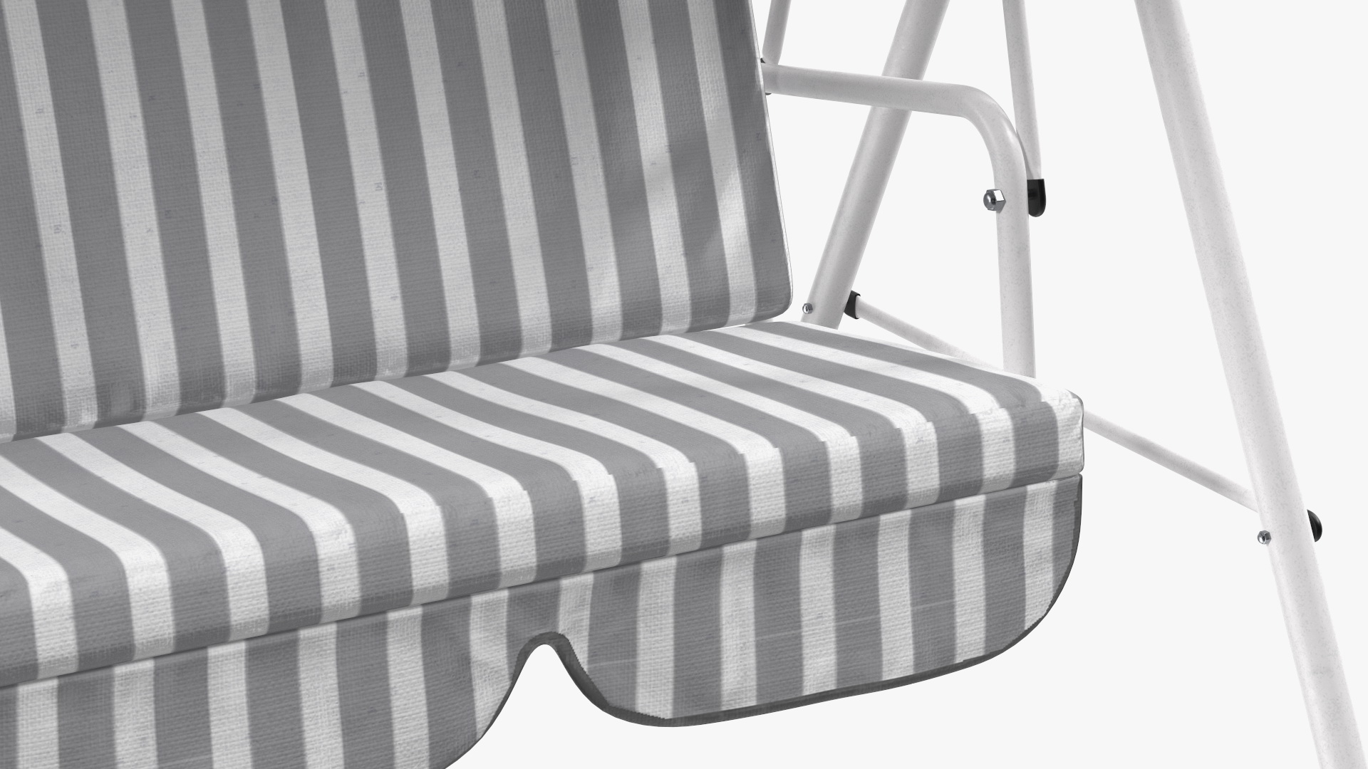 3D Porch Swing Grey Line