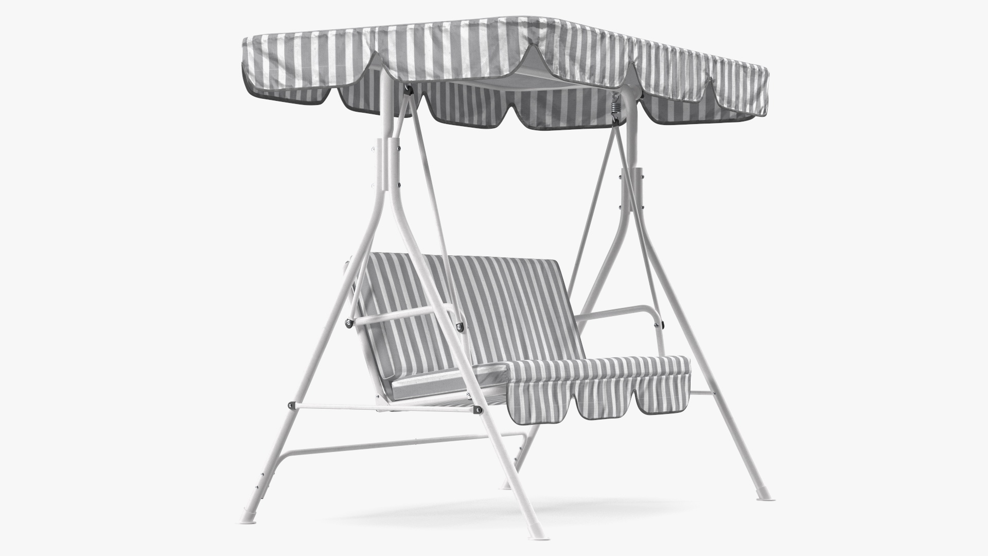 3D Porch Swing Grey Line