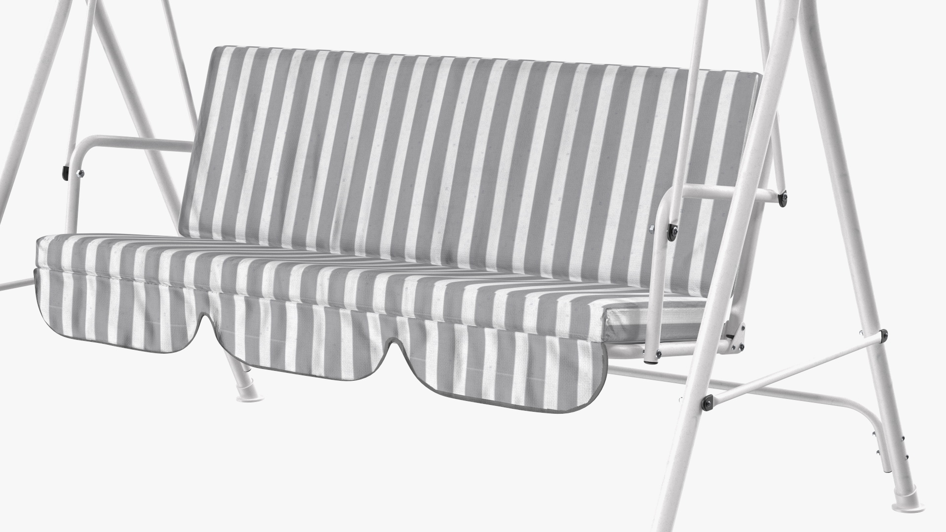 3D Porch Swing Grey Line