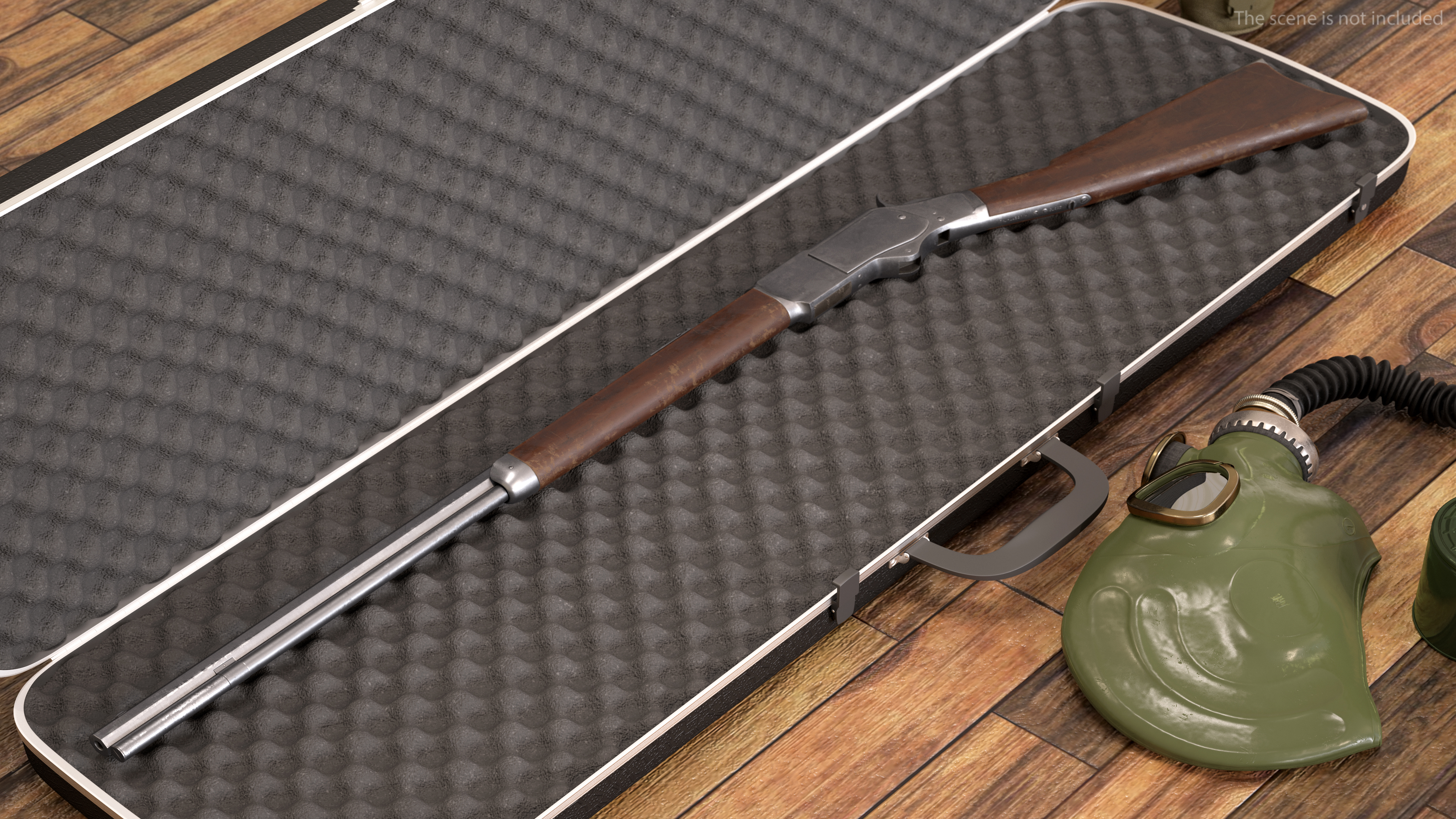 Winchester 1873 Lever-action Rifle 3D model