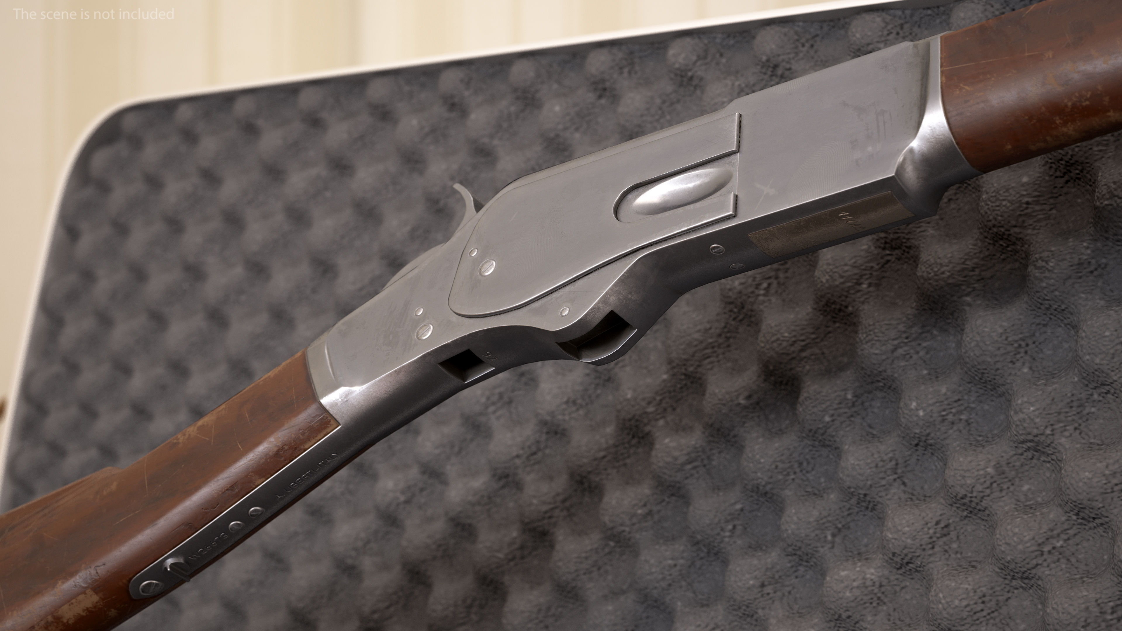 Winchester 1873 Lever-action Rifle 3D model