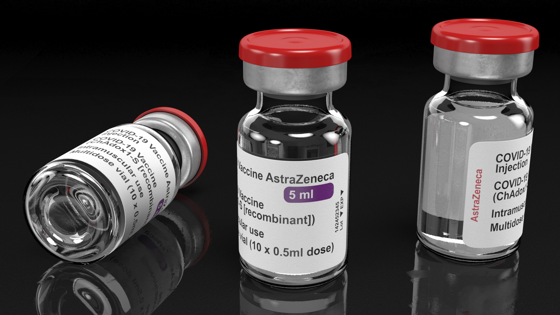 3D model Covid19 Vaccines Set