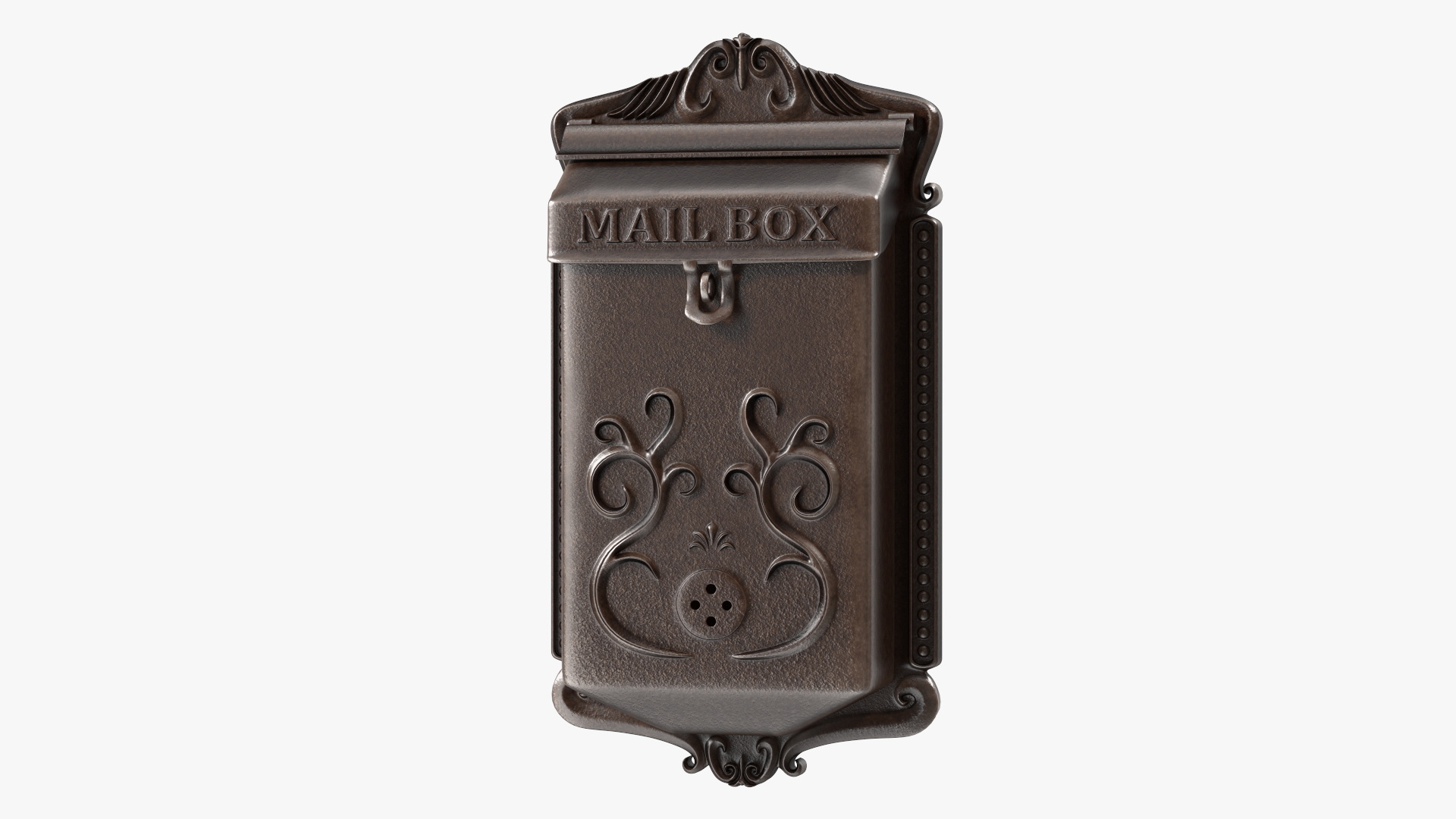 3D Vintage Wall Mounted Mailbox model