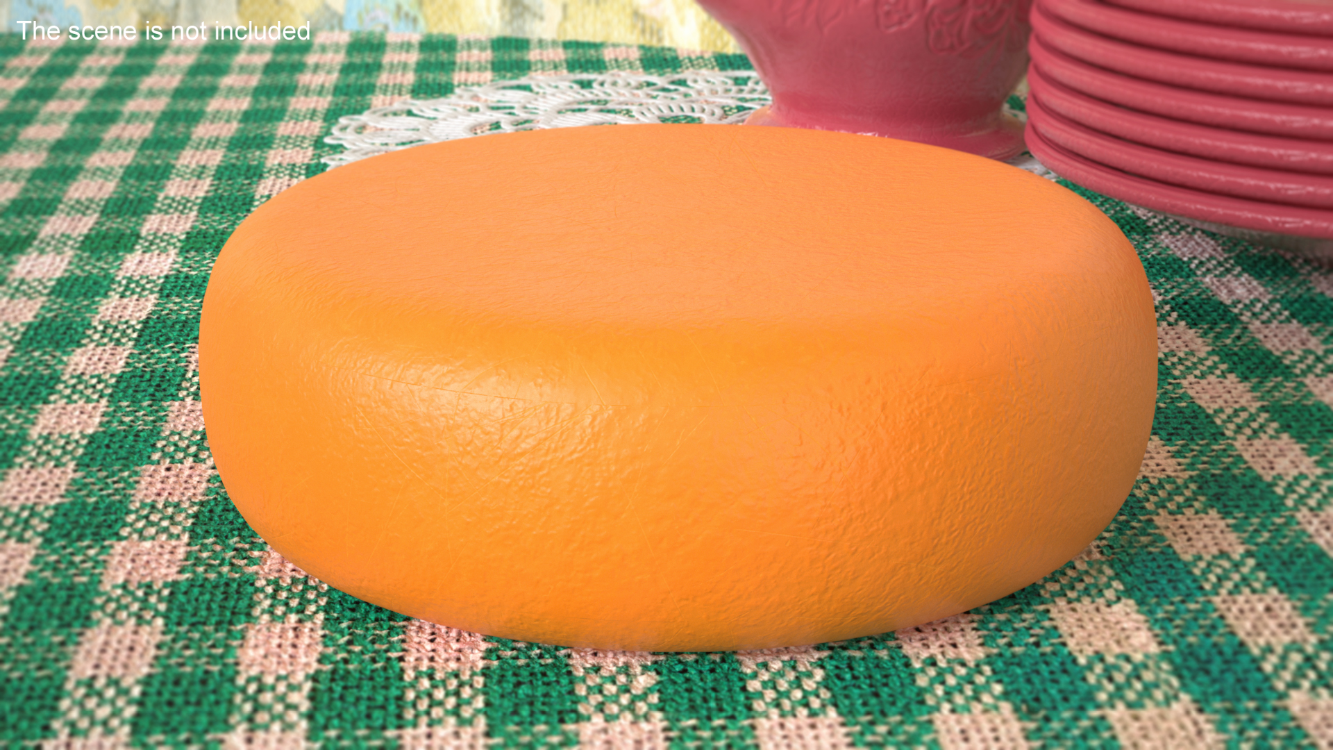 3D Cartoon Cheesehead model