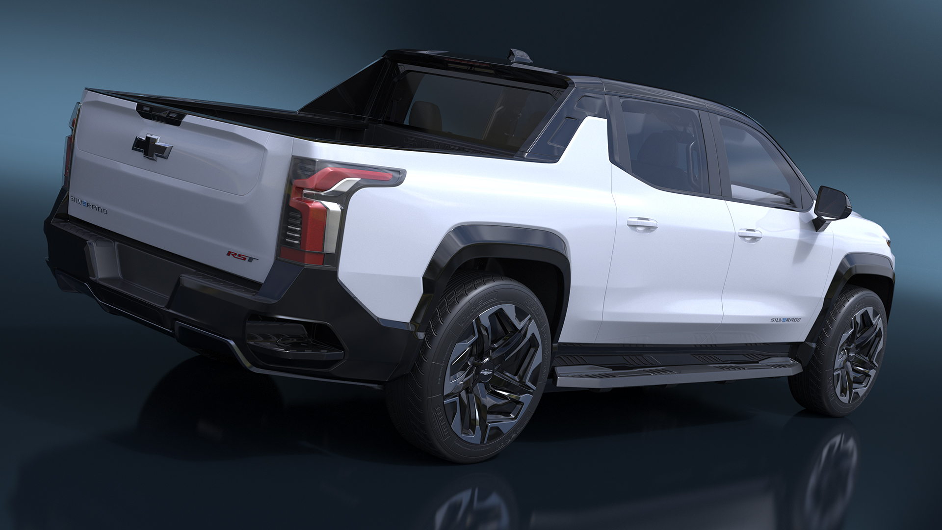 Chevrolet Silverado EV RST White 2024 3D