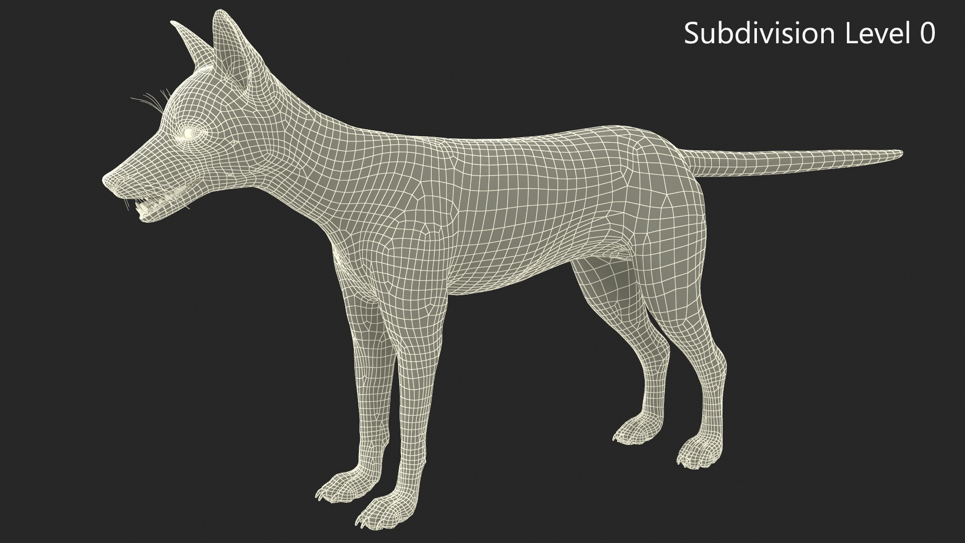 Vulpes Vulpes Basic Pose 3D model