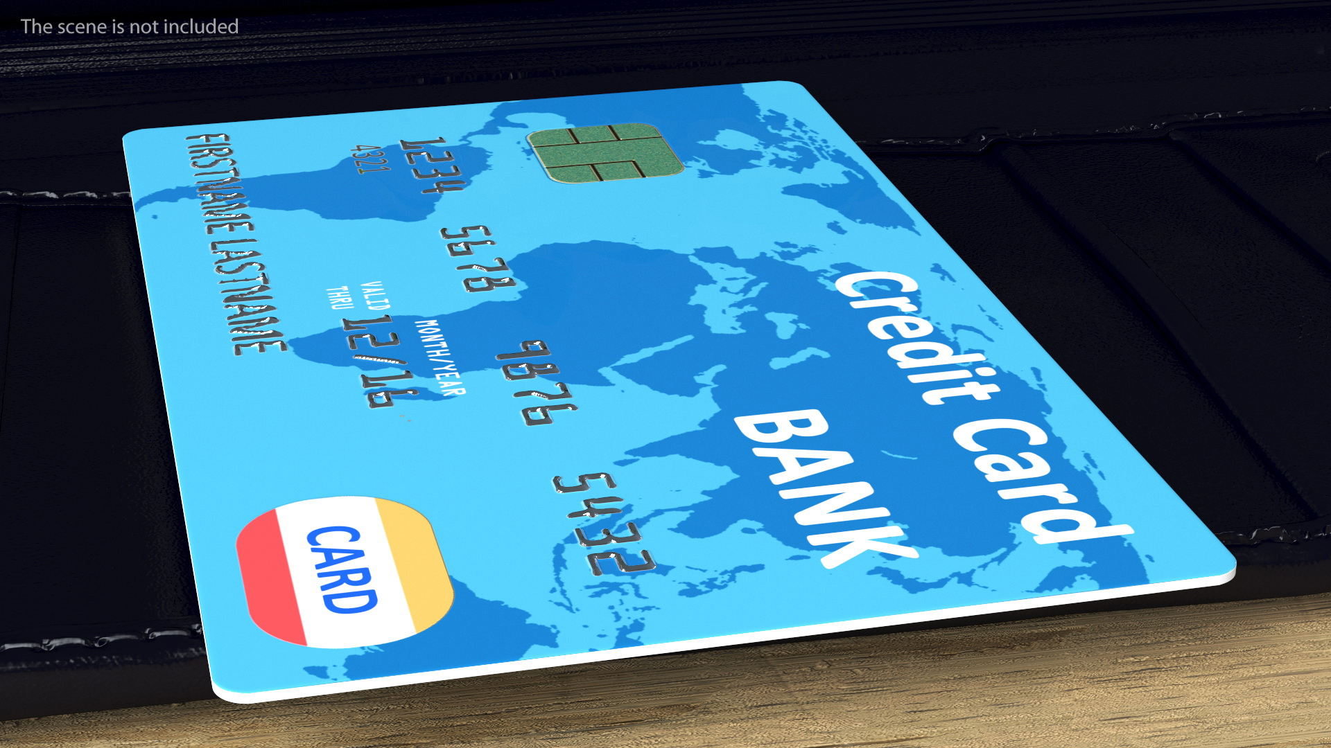 3D model Standard Credit Card