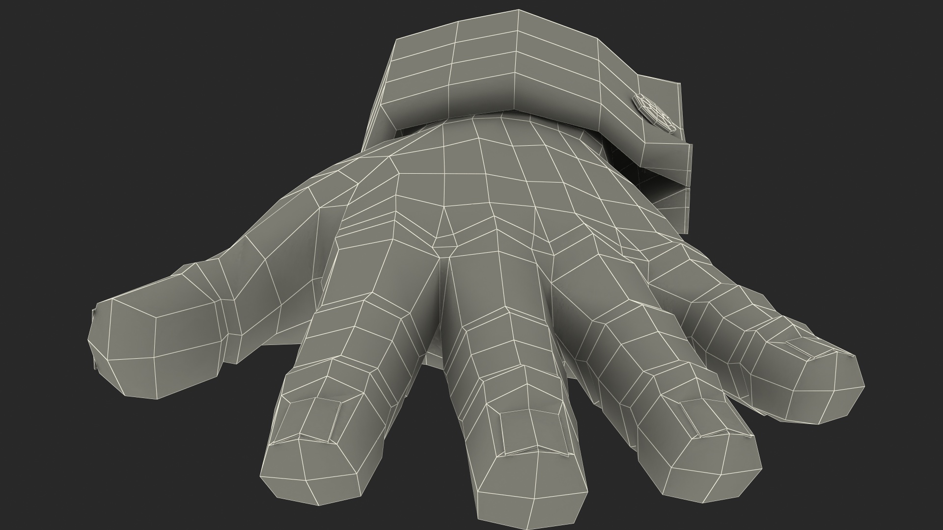 Cartoon Man Hands 3D