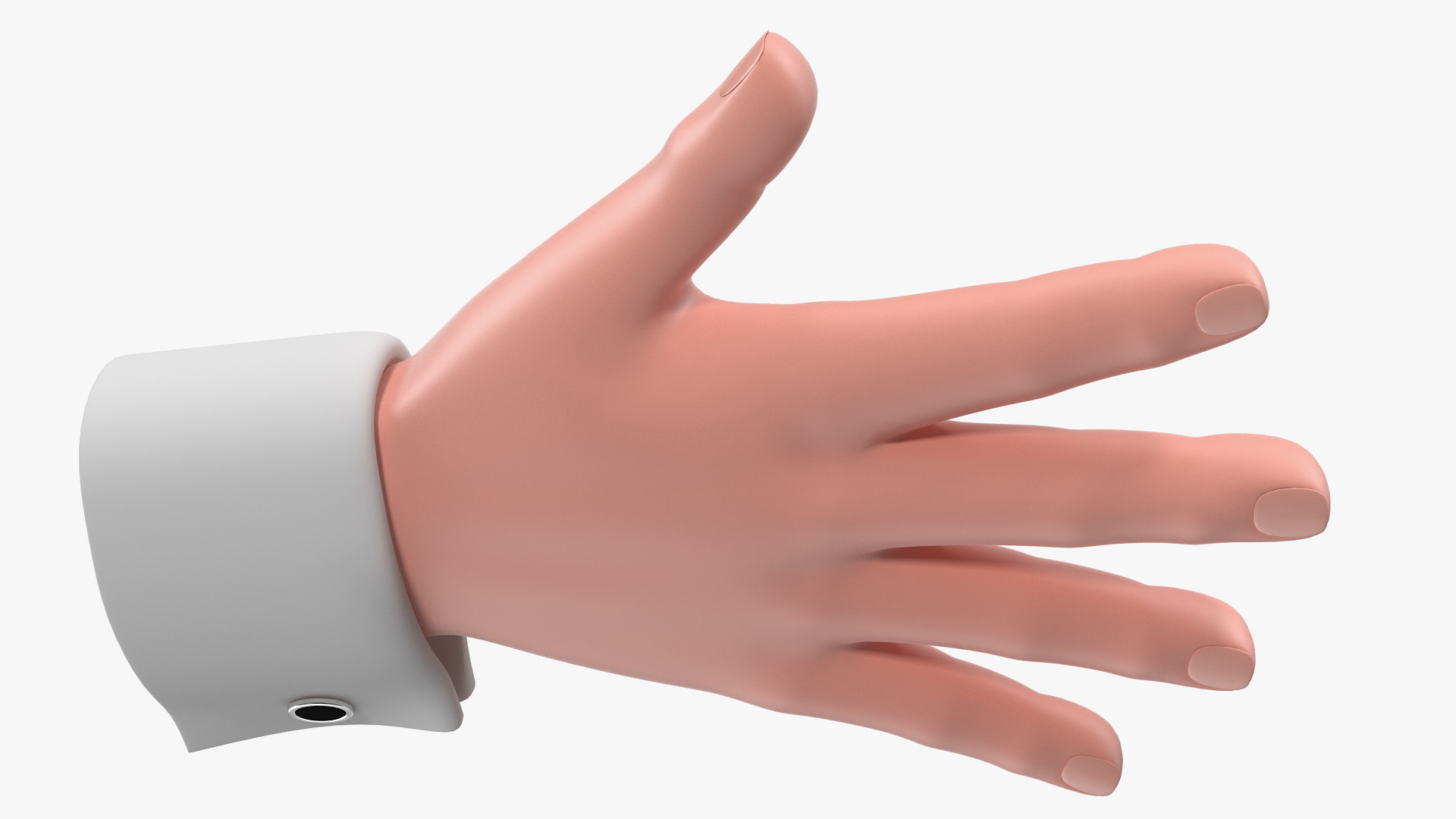 Cartoon Man Hands 3D