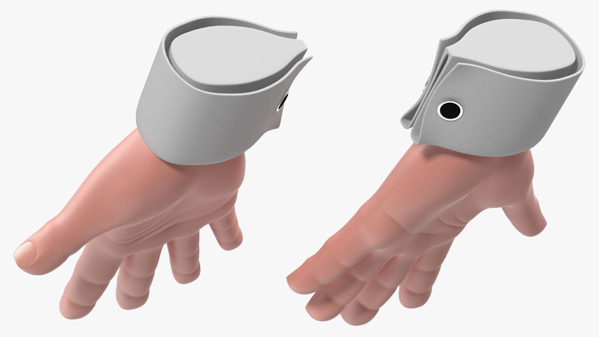 Cartoon Man Hands 3D