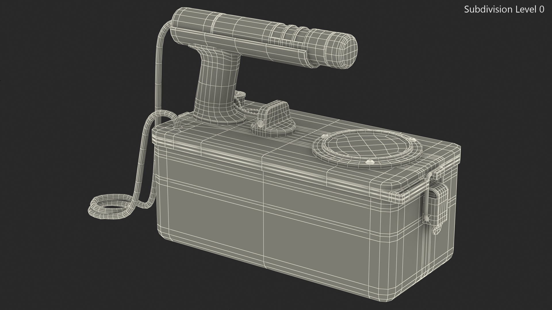 3D model Victoreen CDV 700 Cold War Geiger Counter Old