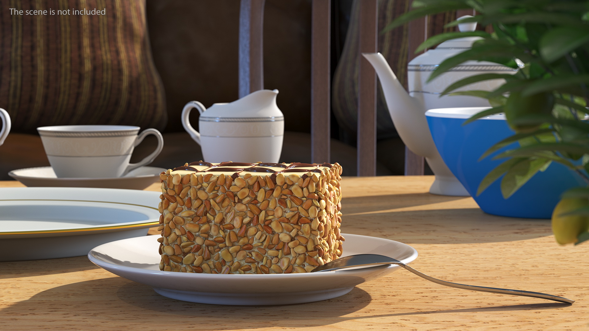 3D Mono Latte Cake Plate