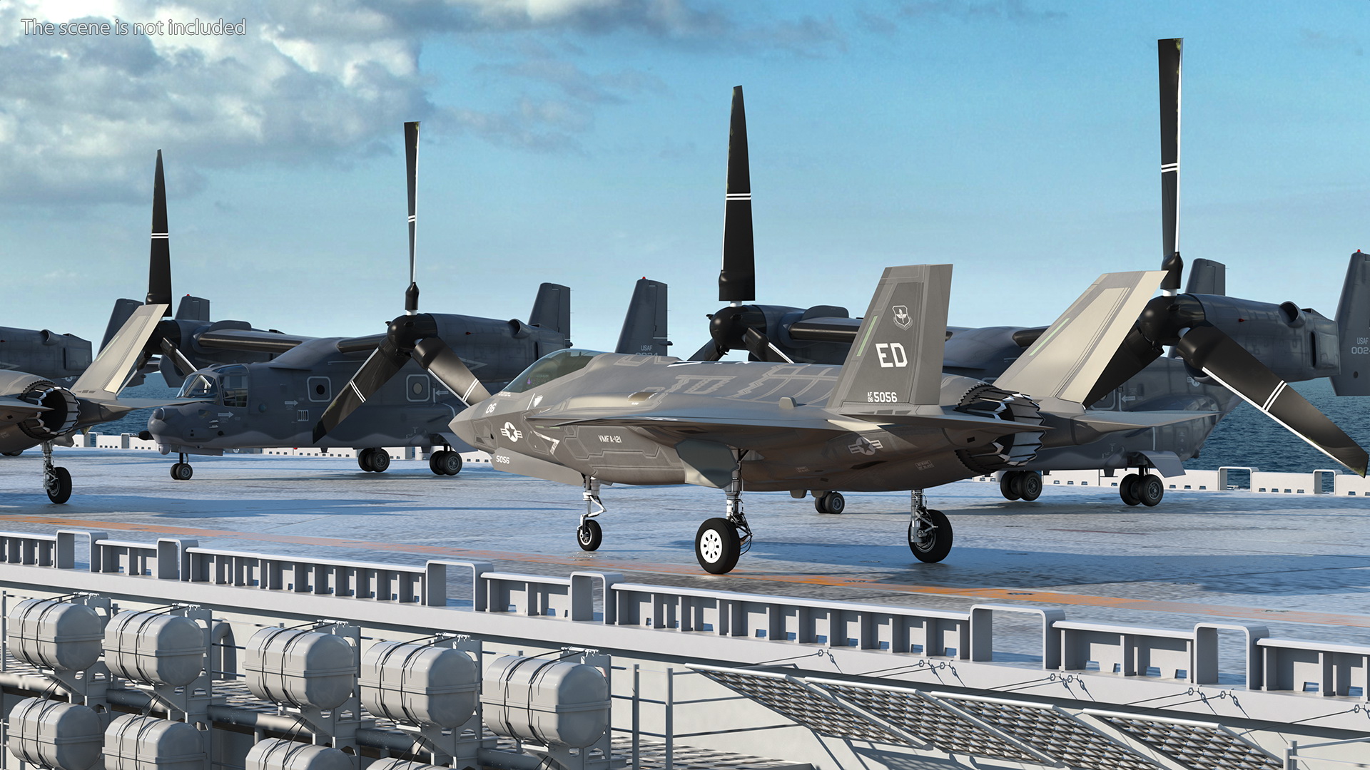 USS Tripoli LHA 7 with Aircrafts 3D