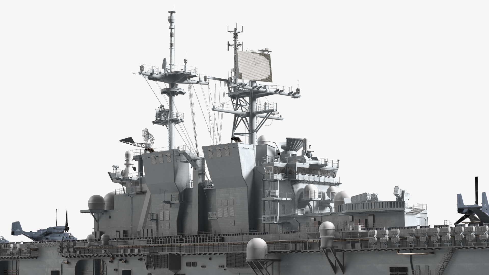 USS Tripoli LHA 7 with Aircrafts 3D