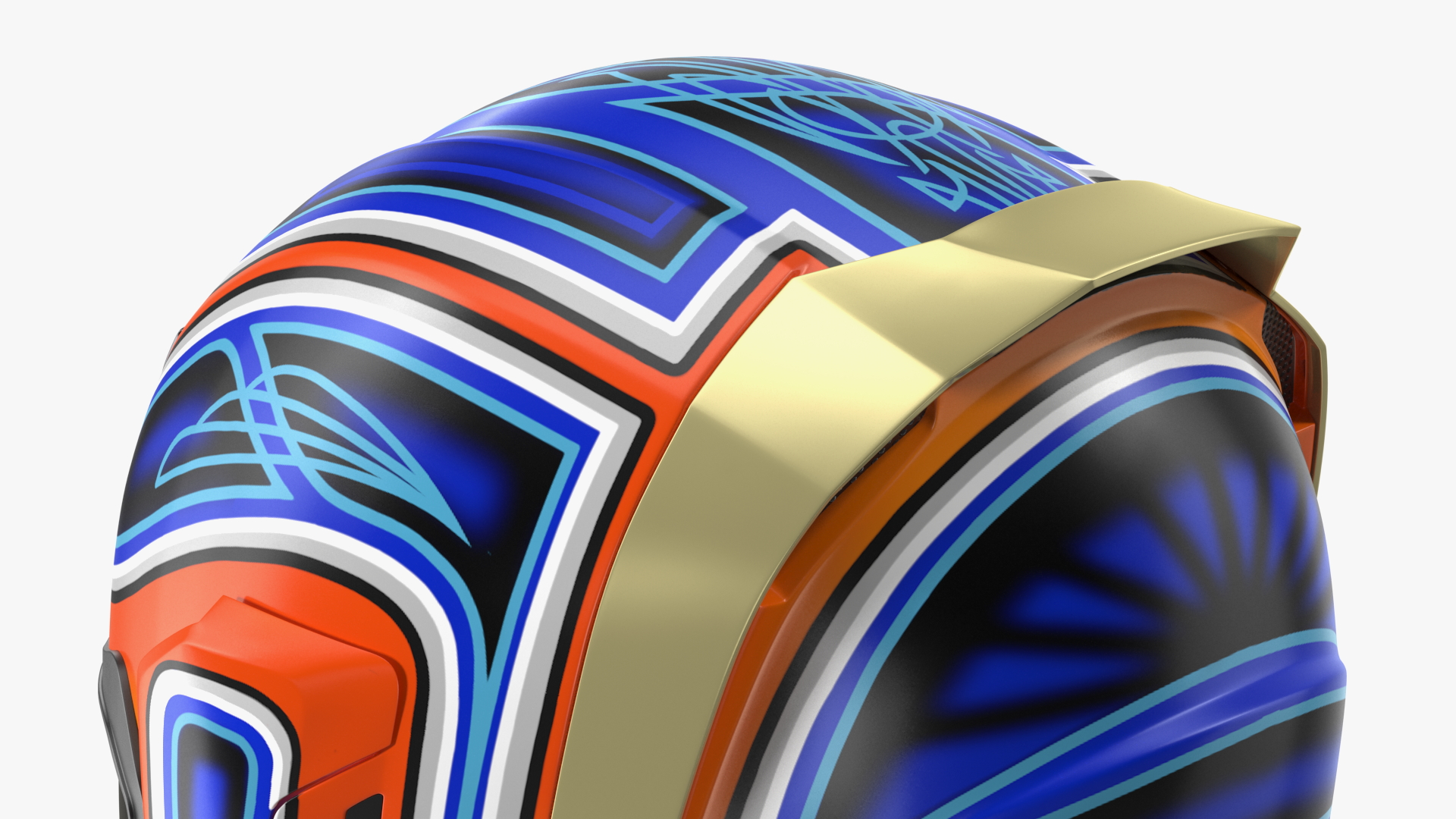 3D Colorful Motorcycle Helmet