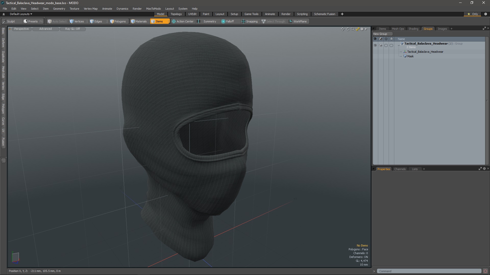 Tactical Balaclava Headwear 3D