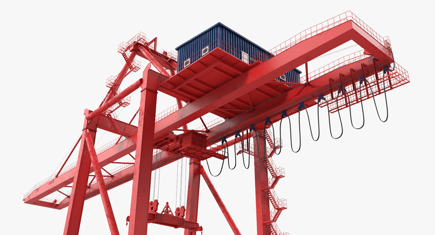 Ship to Shore Crane 3D model