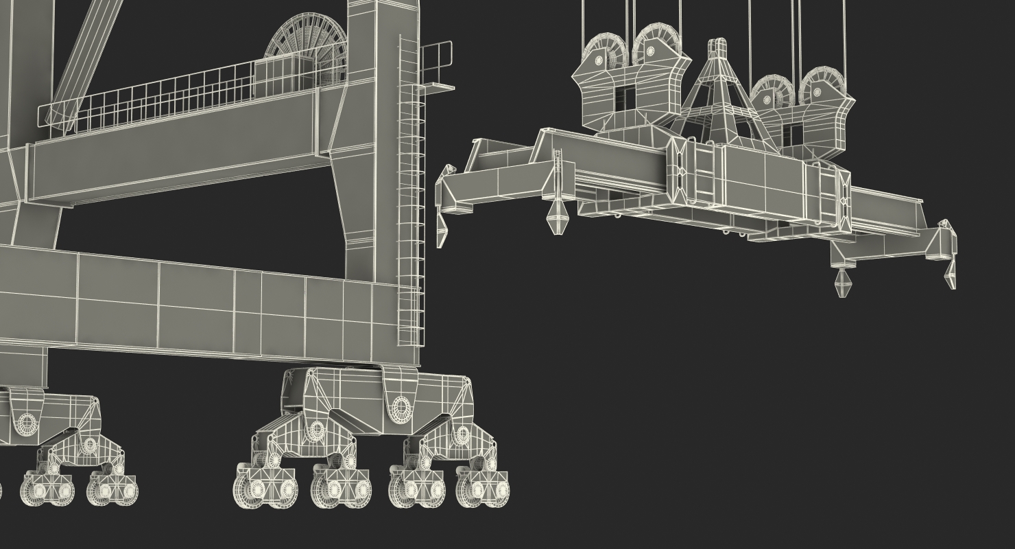 Ship to Shore Crane 3D model