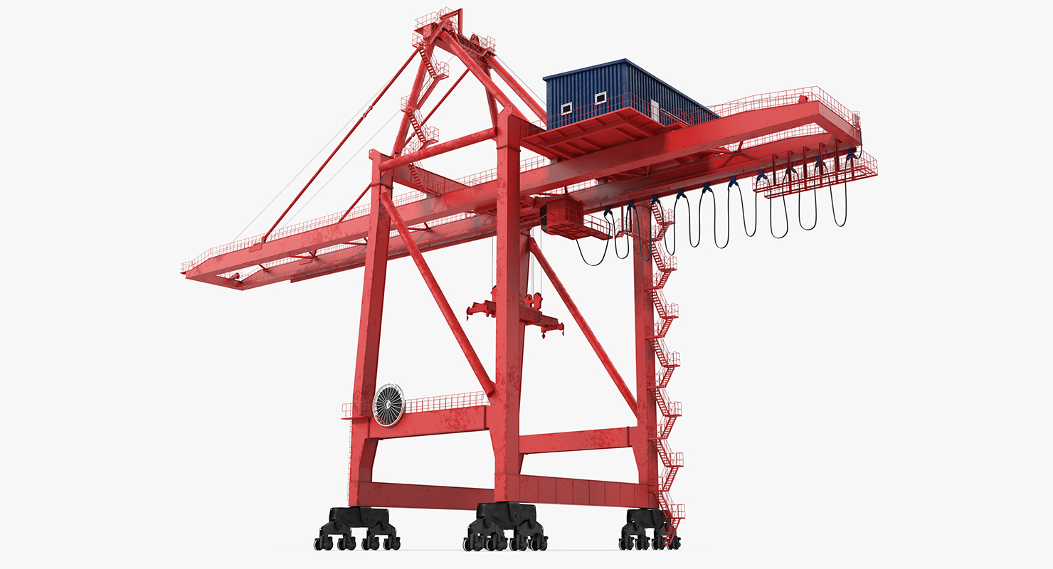 Ship to Shore Crane 3D model