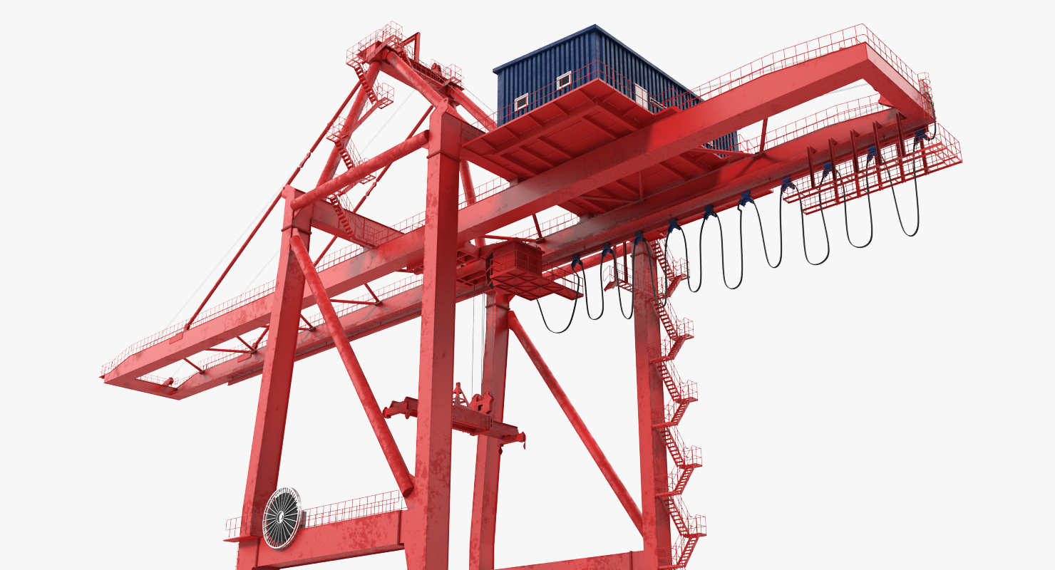 Ship to Shore Crane 3D model