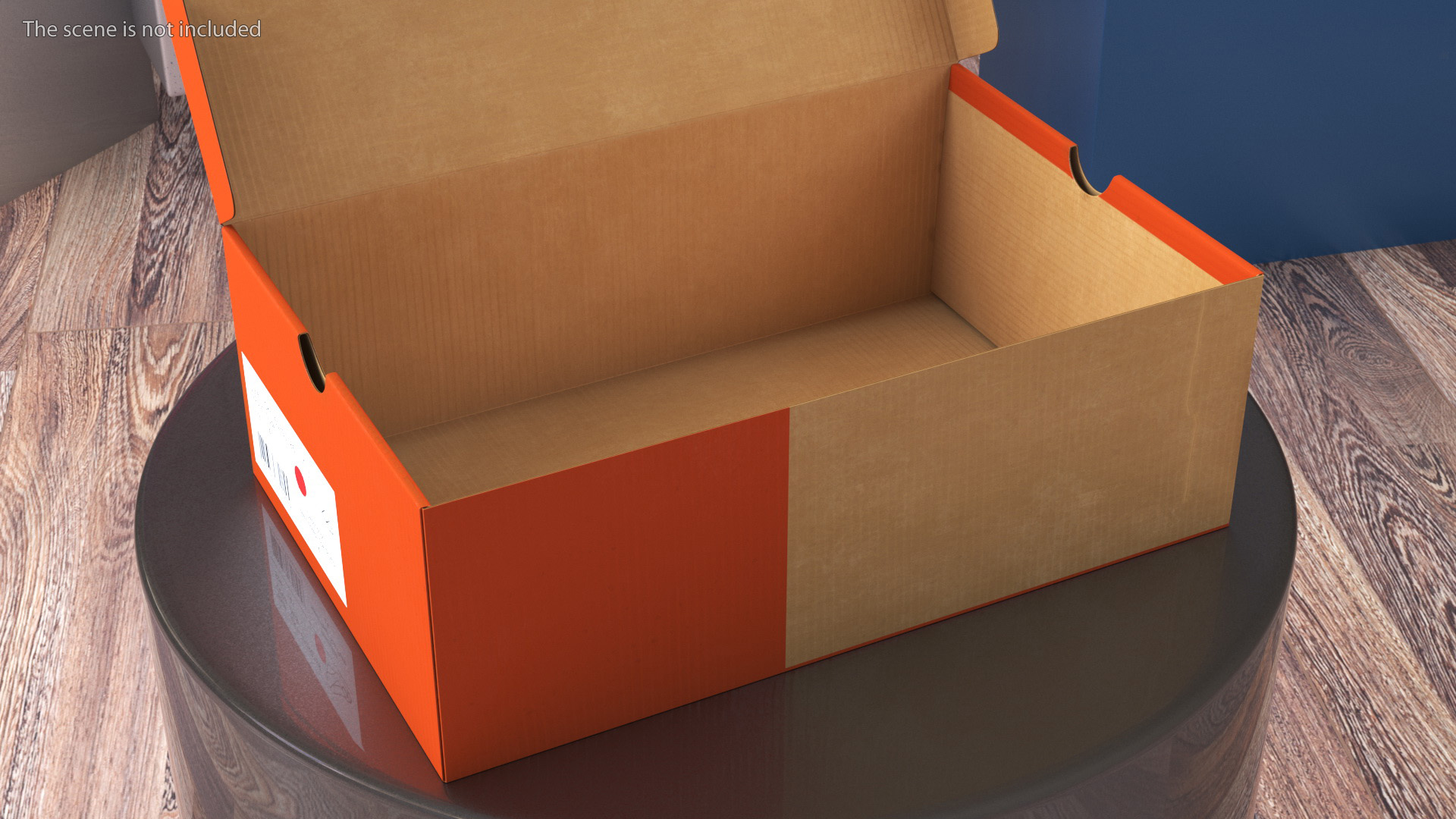 3D model Carton Shoe Box Open