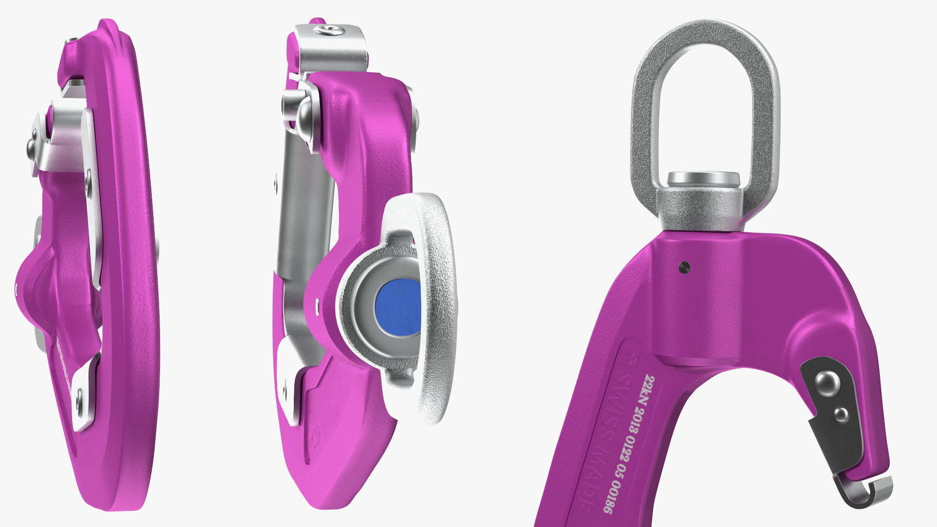 3D Continuous Belay System Carabiner Kanhook