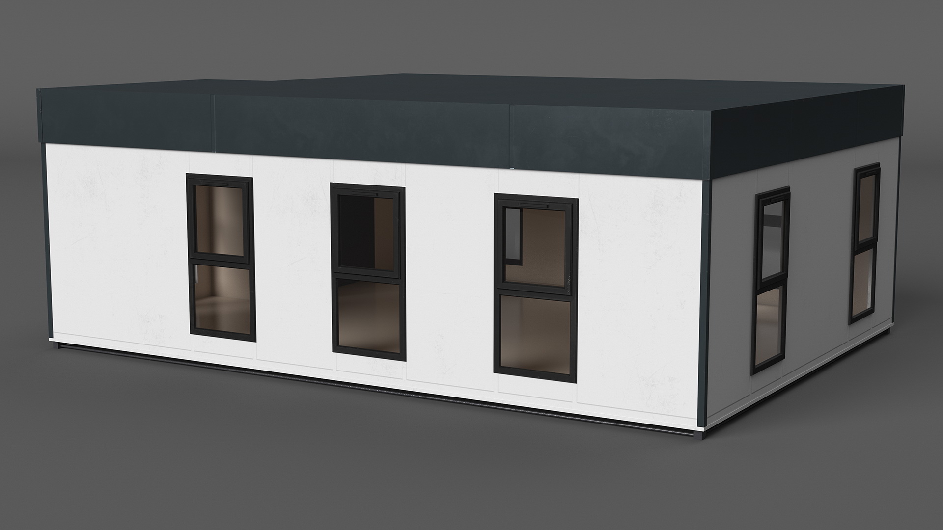 Modern Commercial Modular Building 3D model