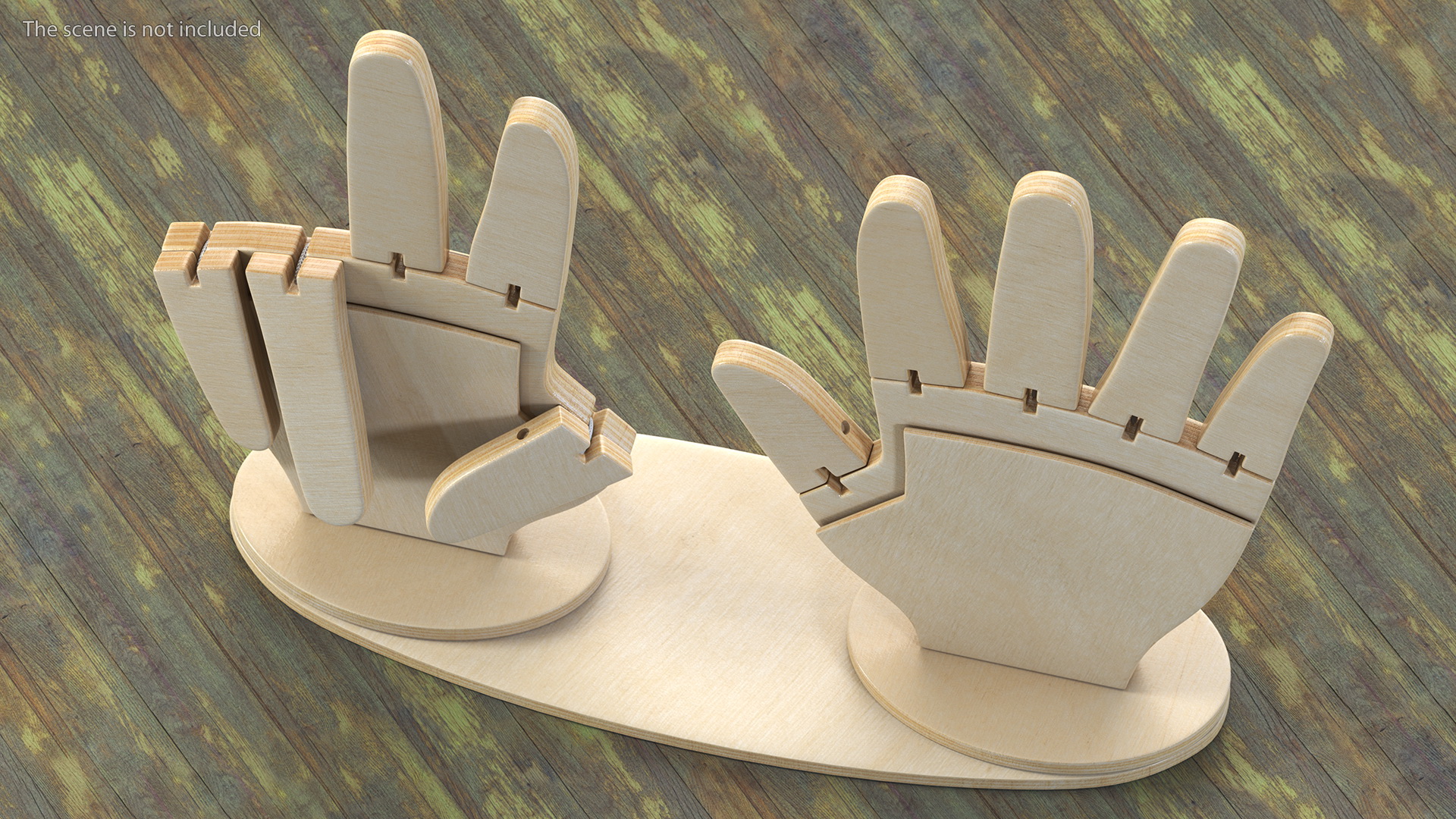 Counting Hands 3D model