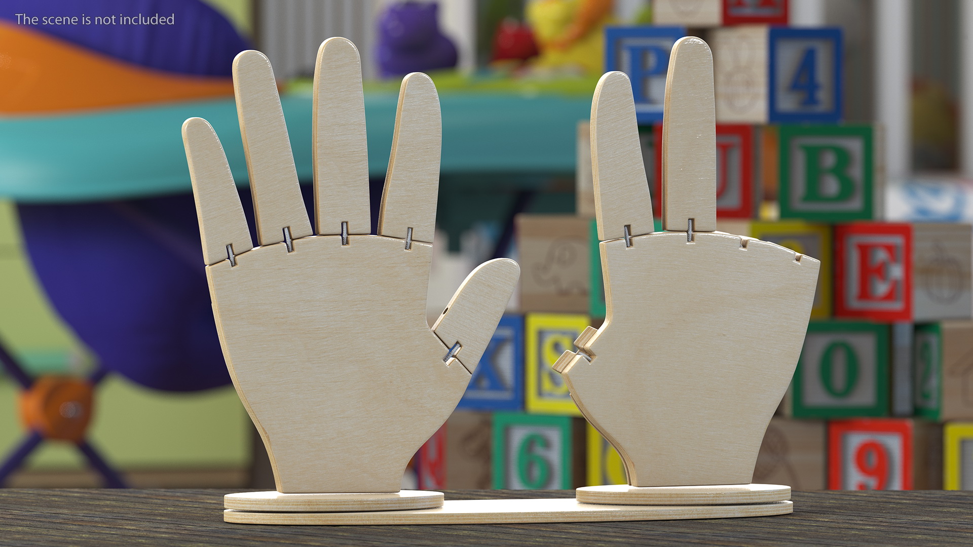 Counting Hands 3D model