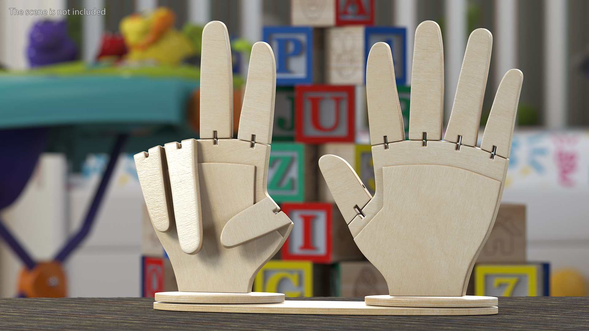 Counting Hands 3D model