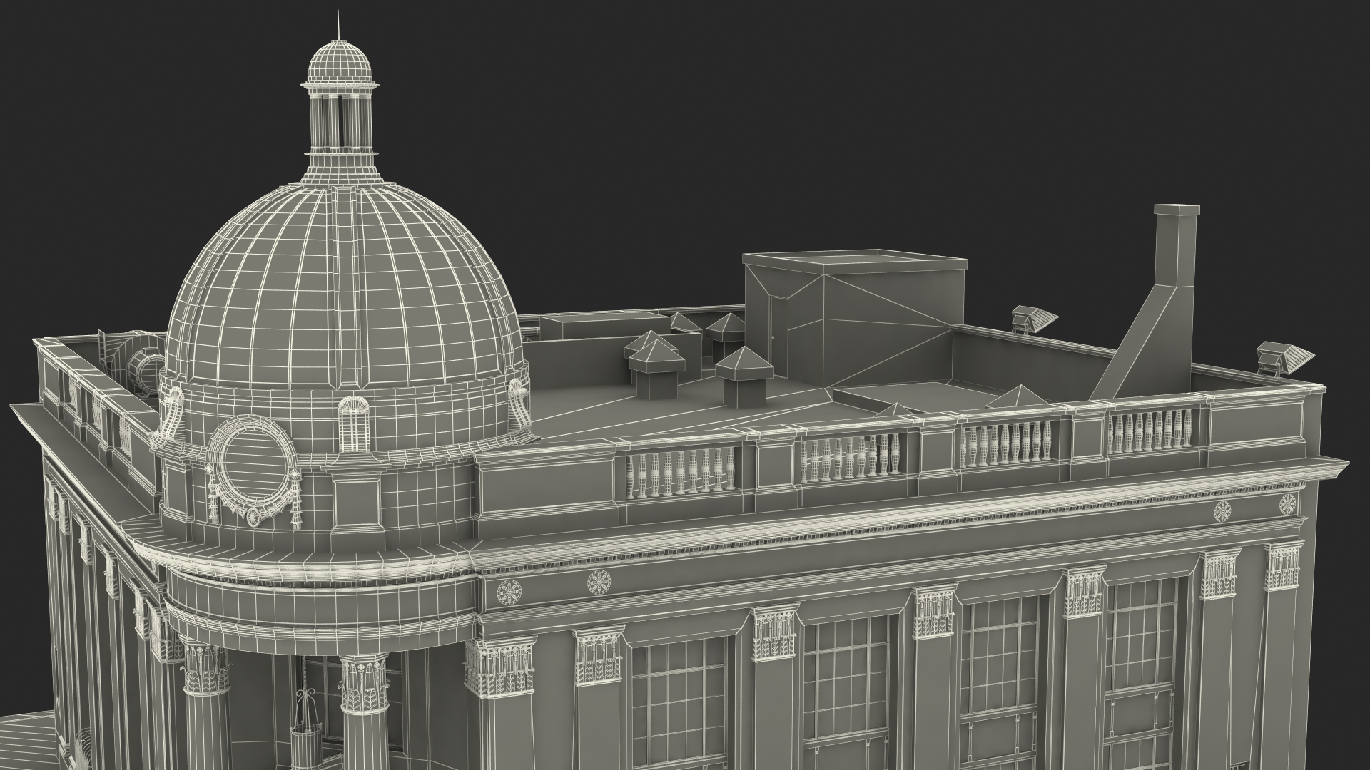 Farmers and Mechanics Bank Building in Georgetown 3D model