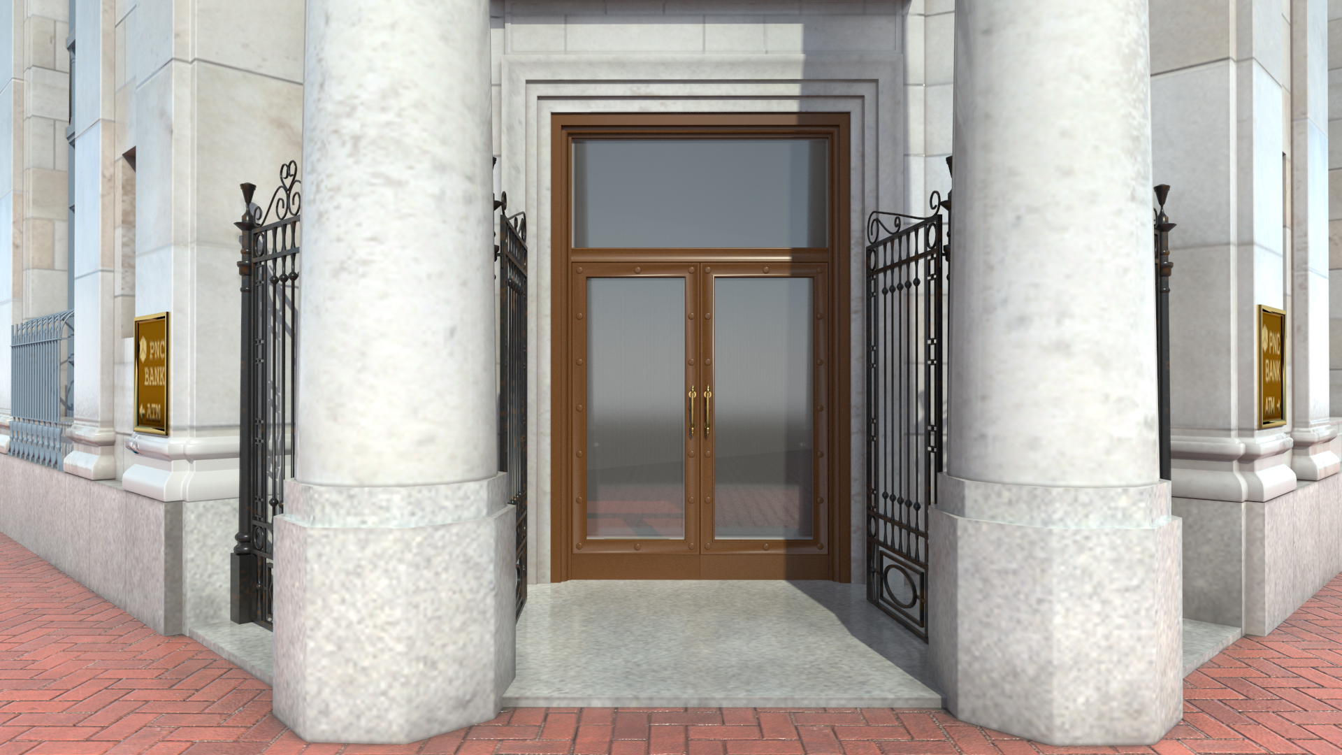 Farmers and Mechanics Bank Building in Georgetown 3D model