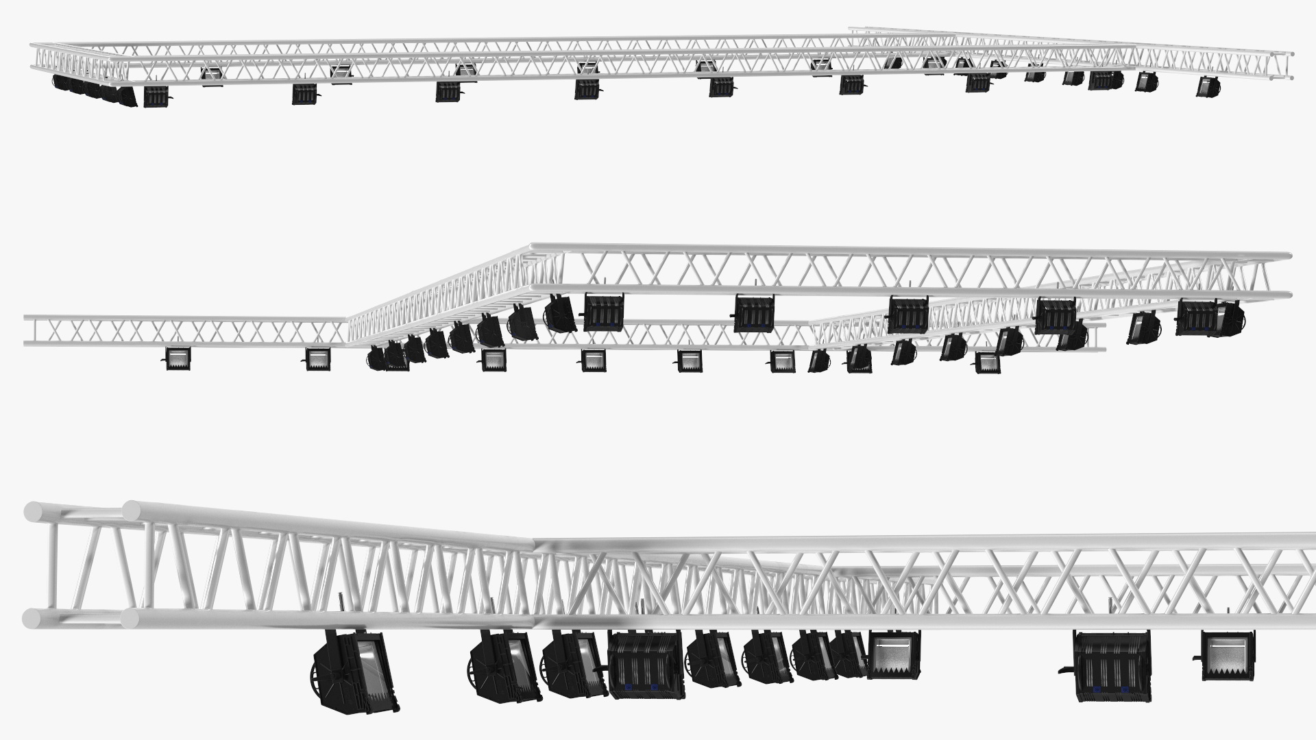 3D Show Lights System model