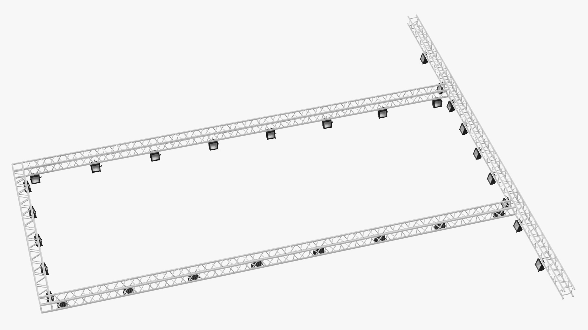 3D Show Lights System model