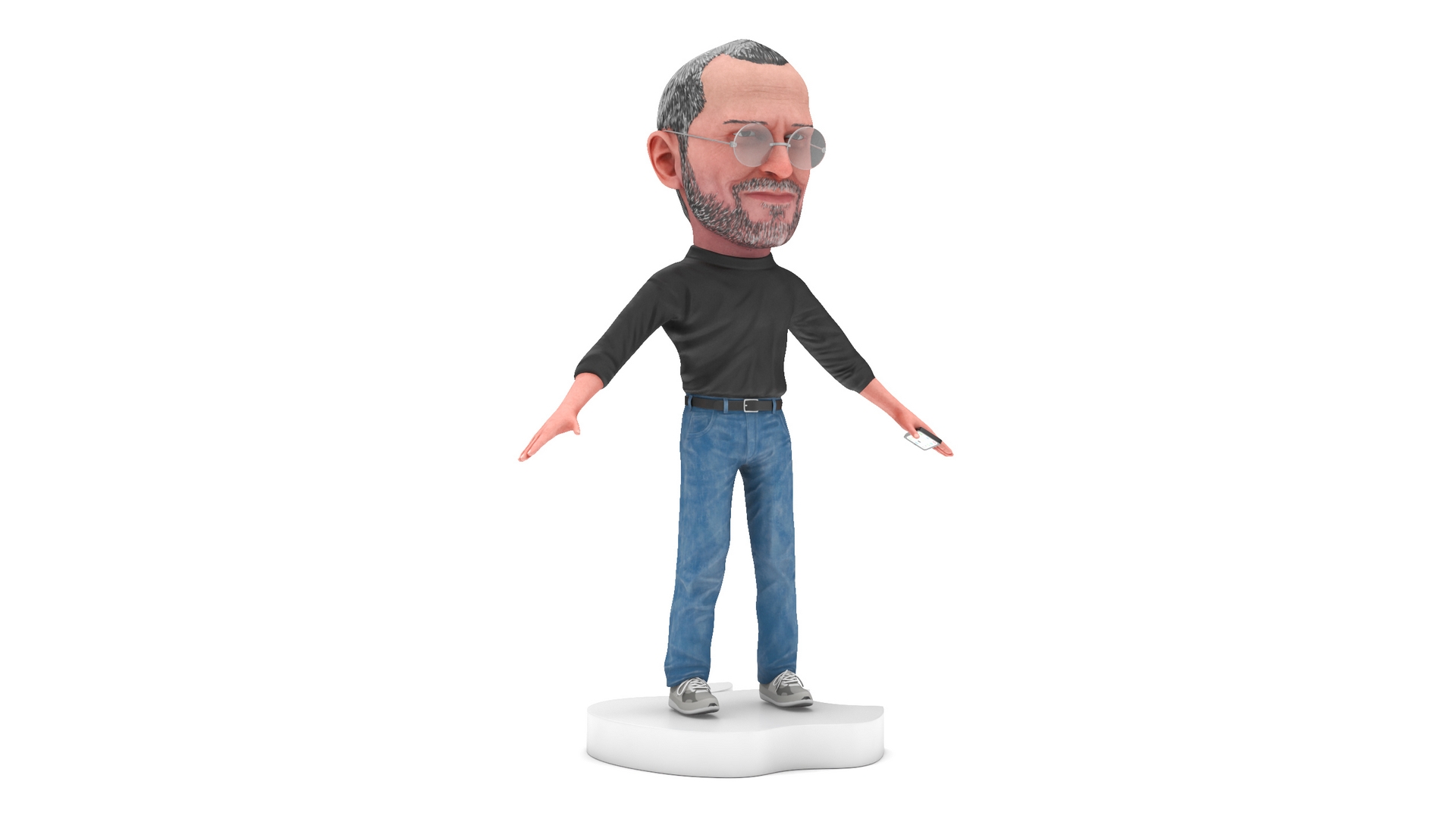 3D Tabletop Steve Jobs Figure