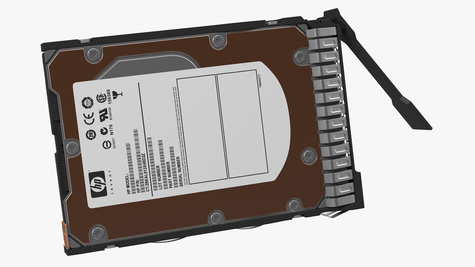 3D HP MM1000GBKAL HDD model