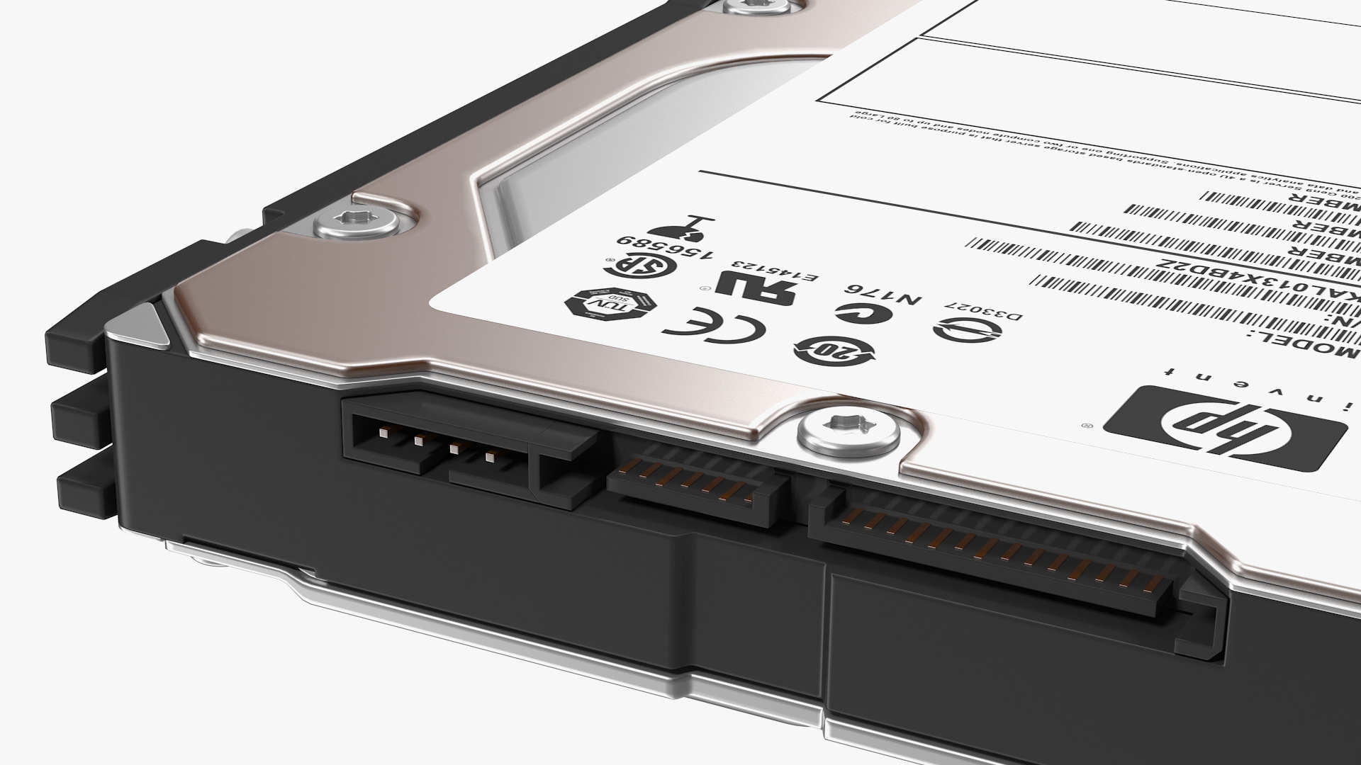 3D HP MM1000GBKAL HDD model