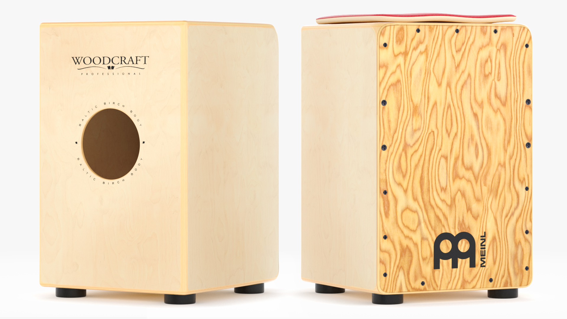 3D model Meinl Cajon Drum Makah Burl String Cajon