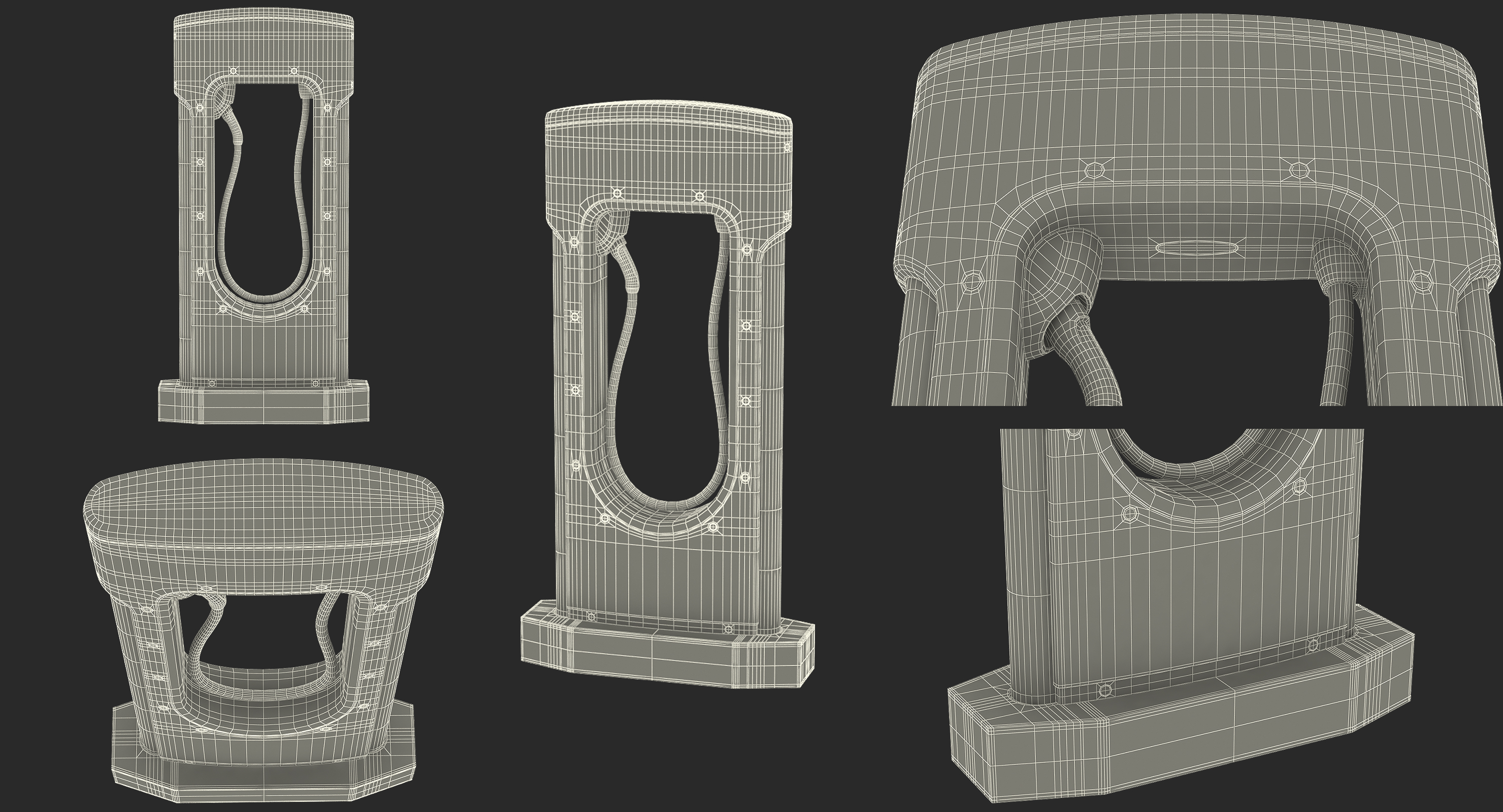 3D Tesla Supercharger model