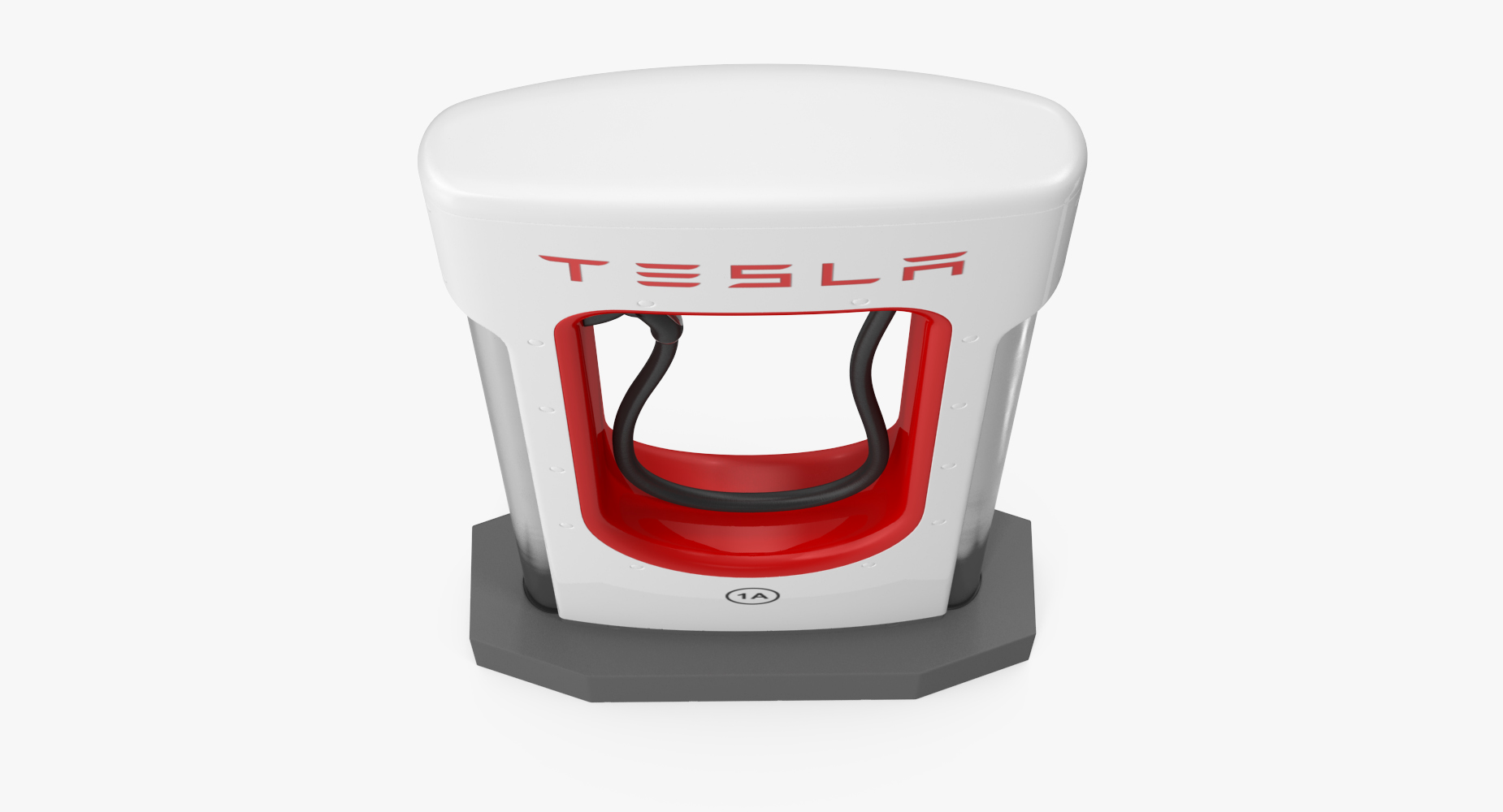 3D Tesla Supercharger model