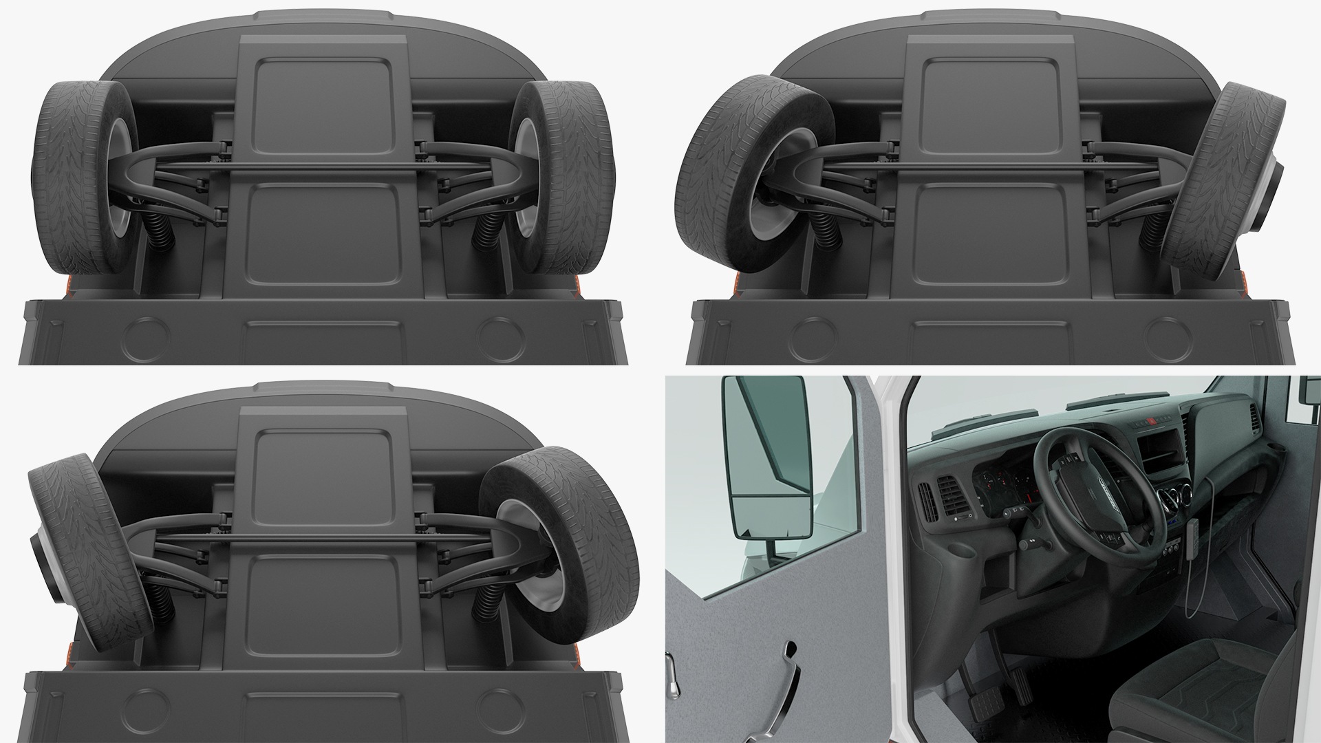 Iveco CIT Armored Vehicle Rigged 3D