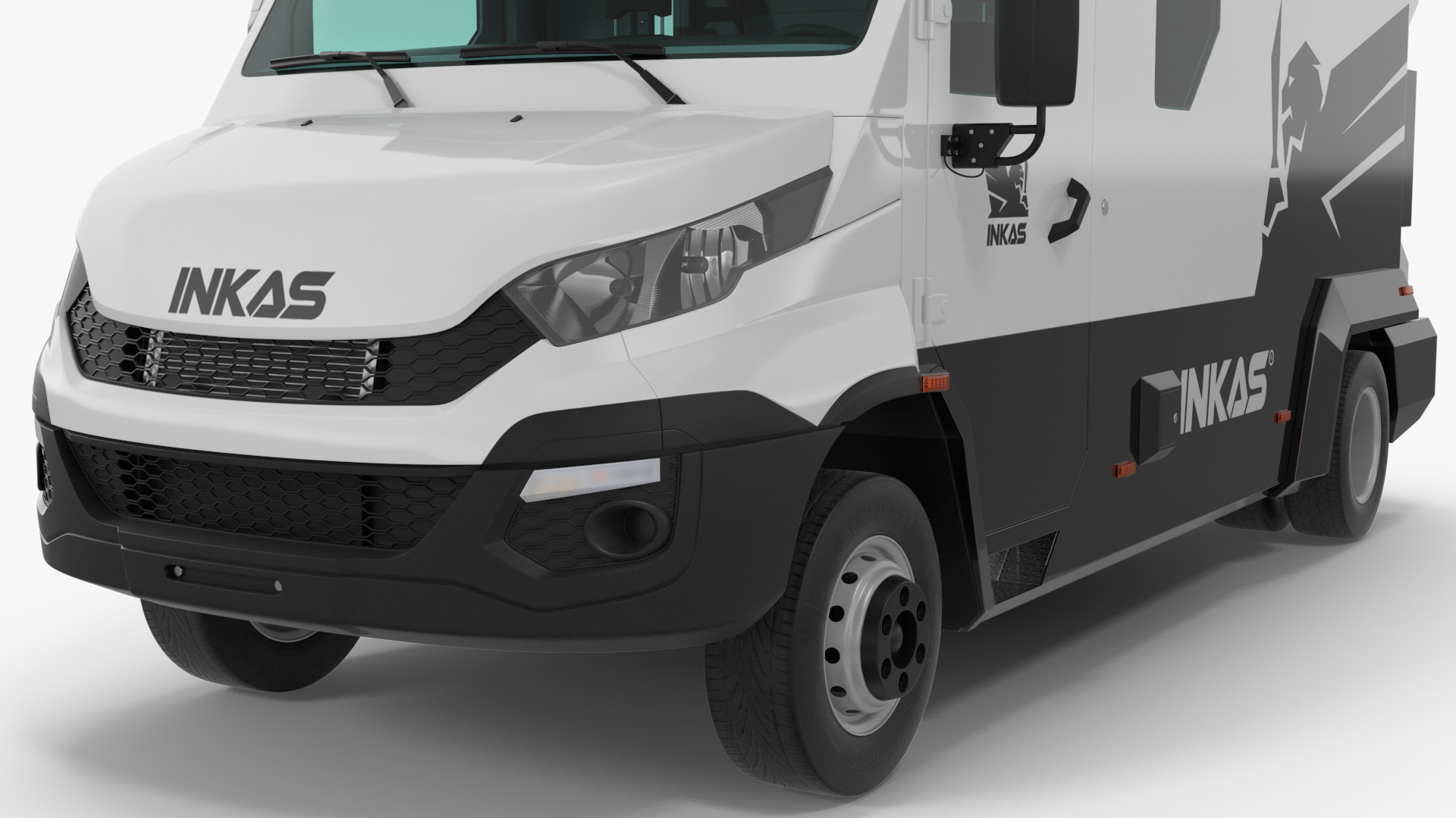 Iveco CIT Armored Vehicle Rigged 3D