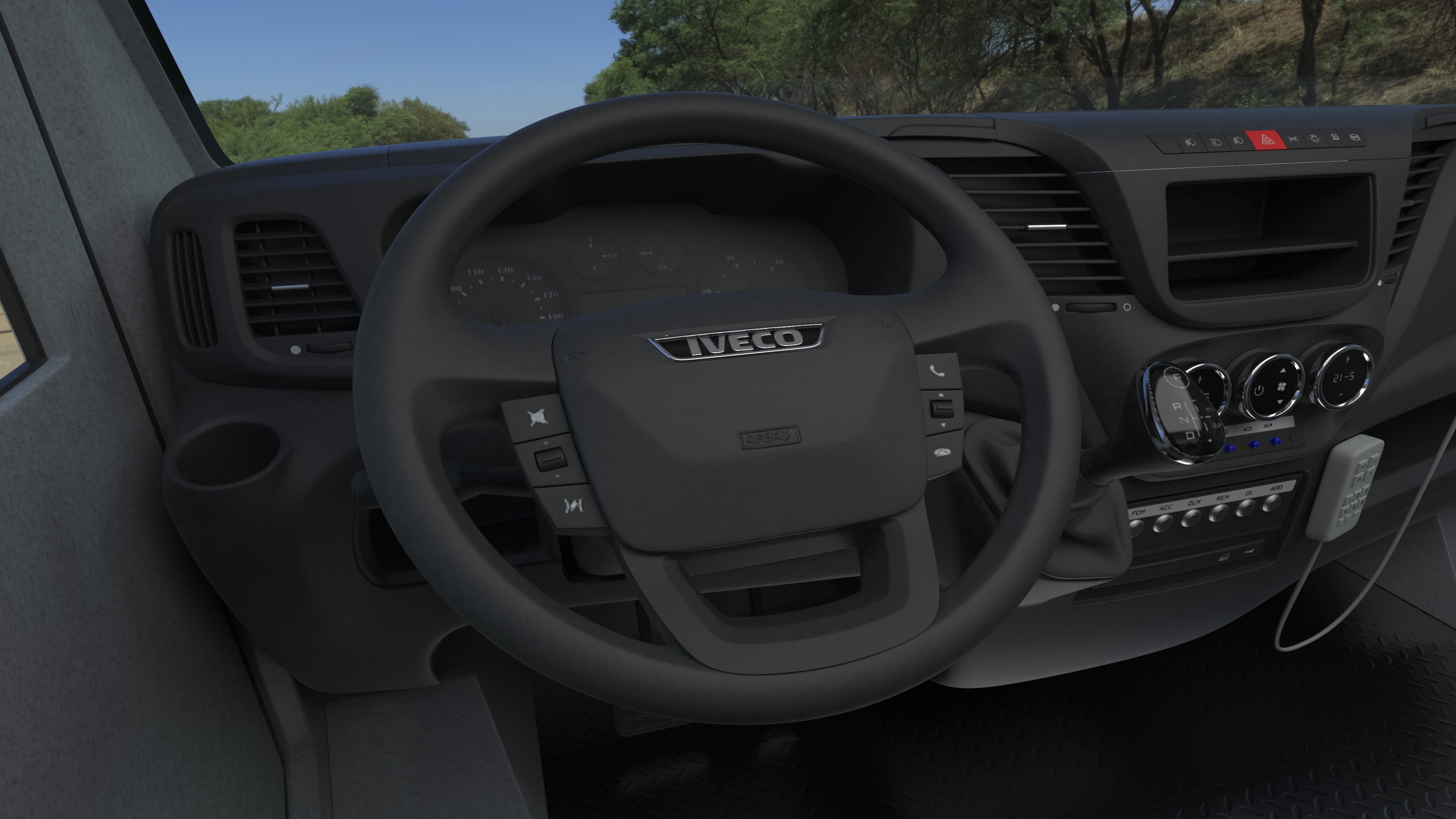 Iveco CIT Armored Vehicle Rigged 3D