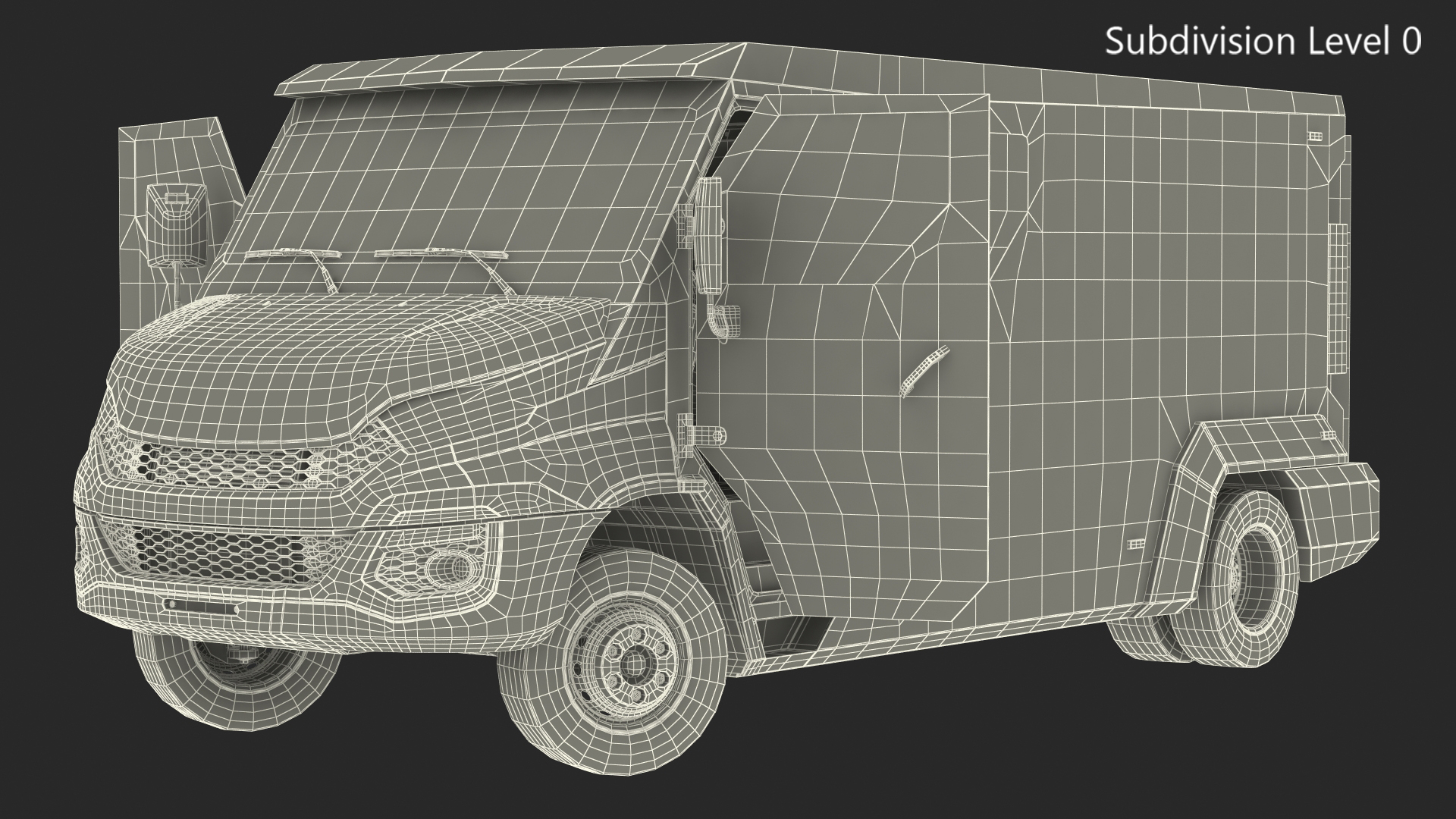 Iveco CIT Armored Vehicle Rigged 3D