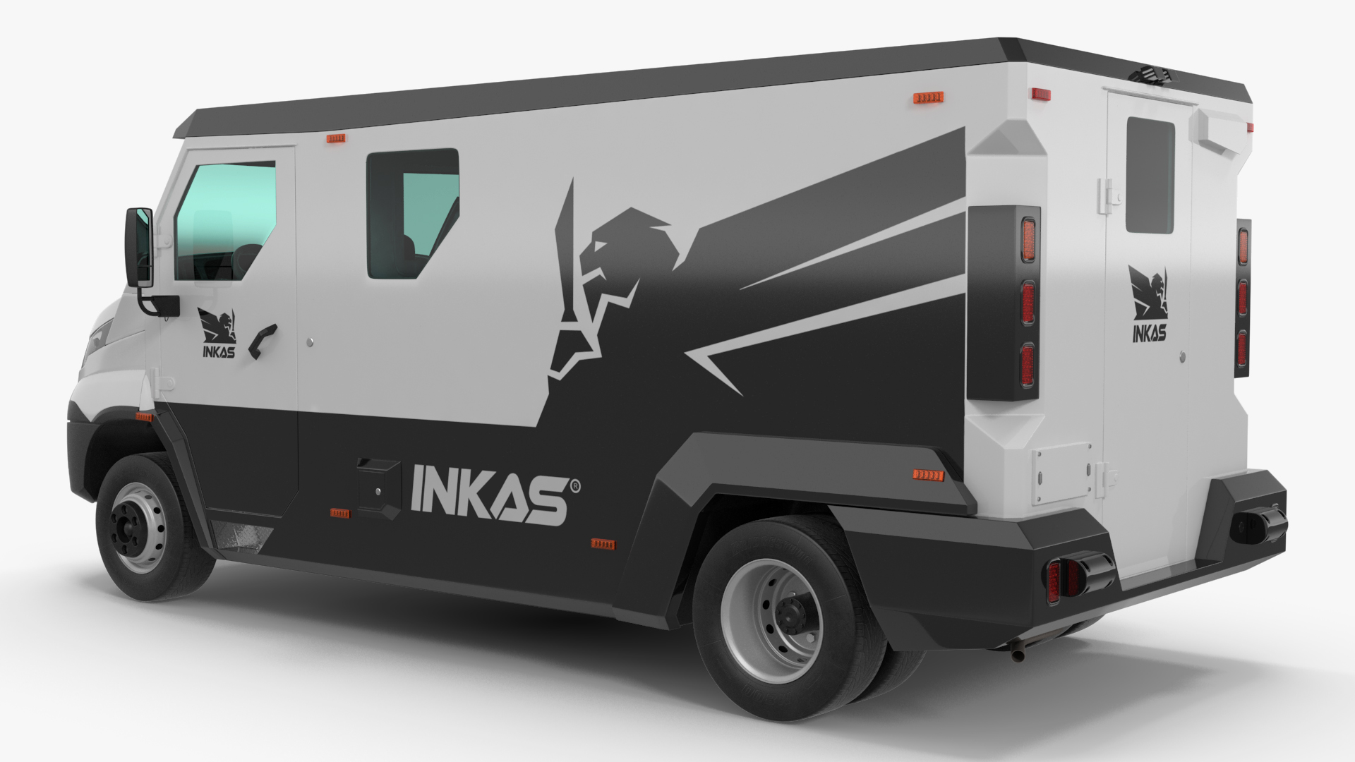 Iveco CIT Armored Vehicle Rigged 3D