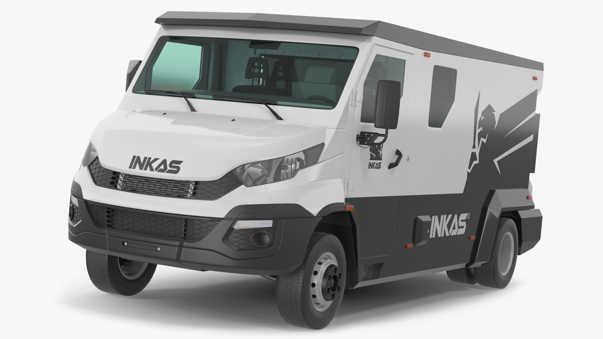 Iveco CIT Armored Vehicle Rigged 3D