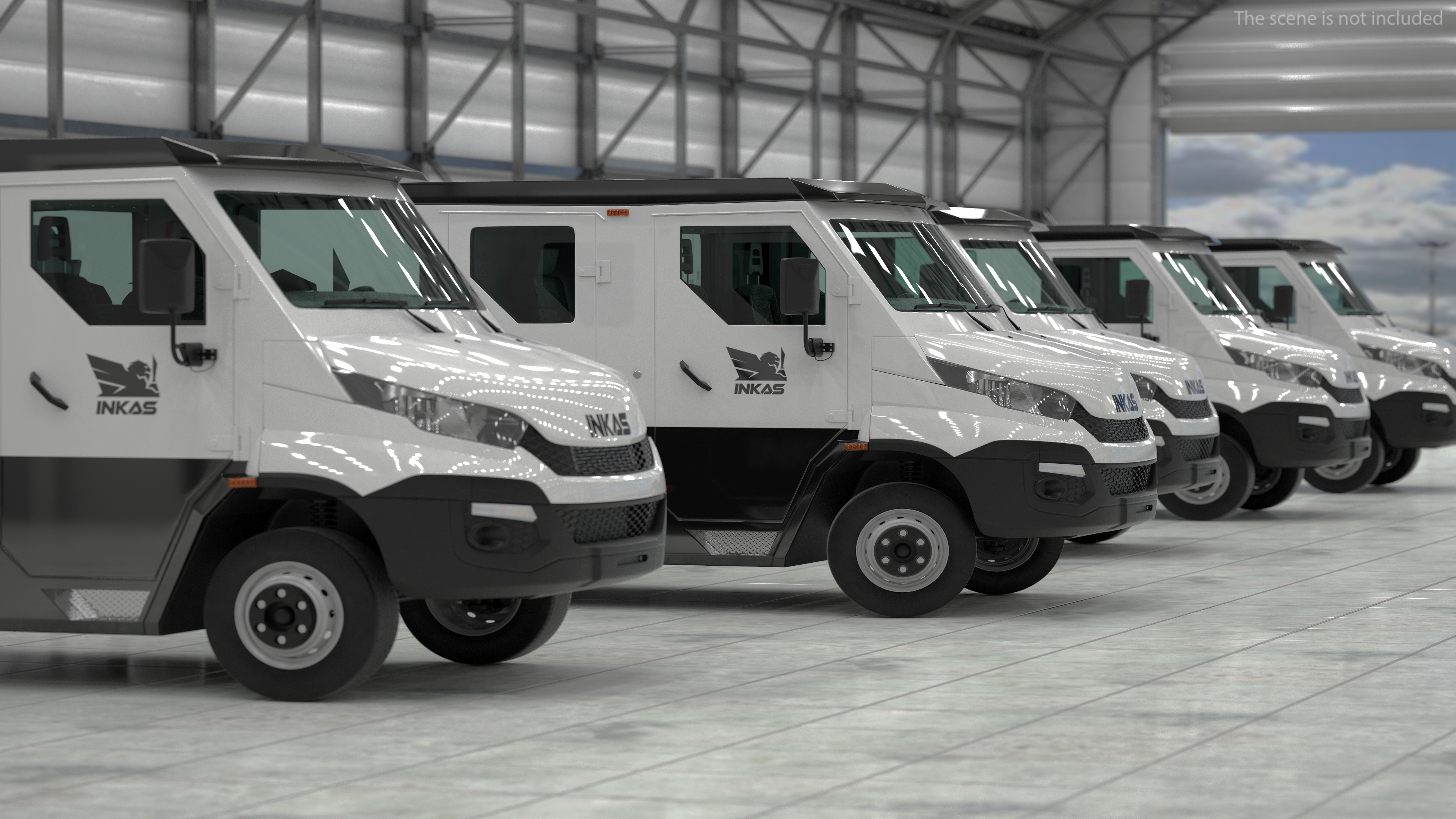 Iveco CIT Armored Vehicle Rigged 3D