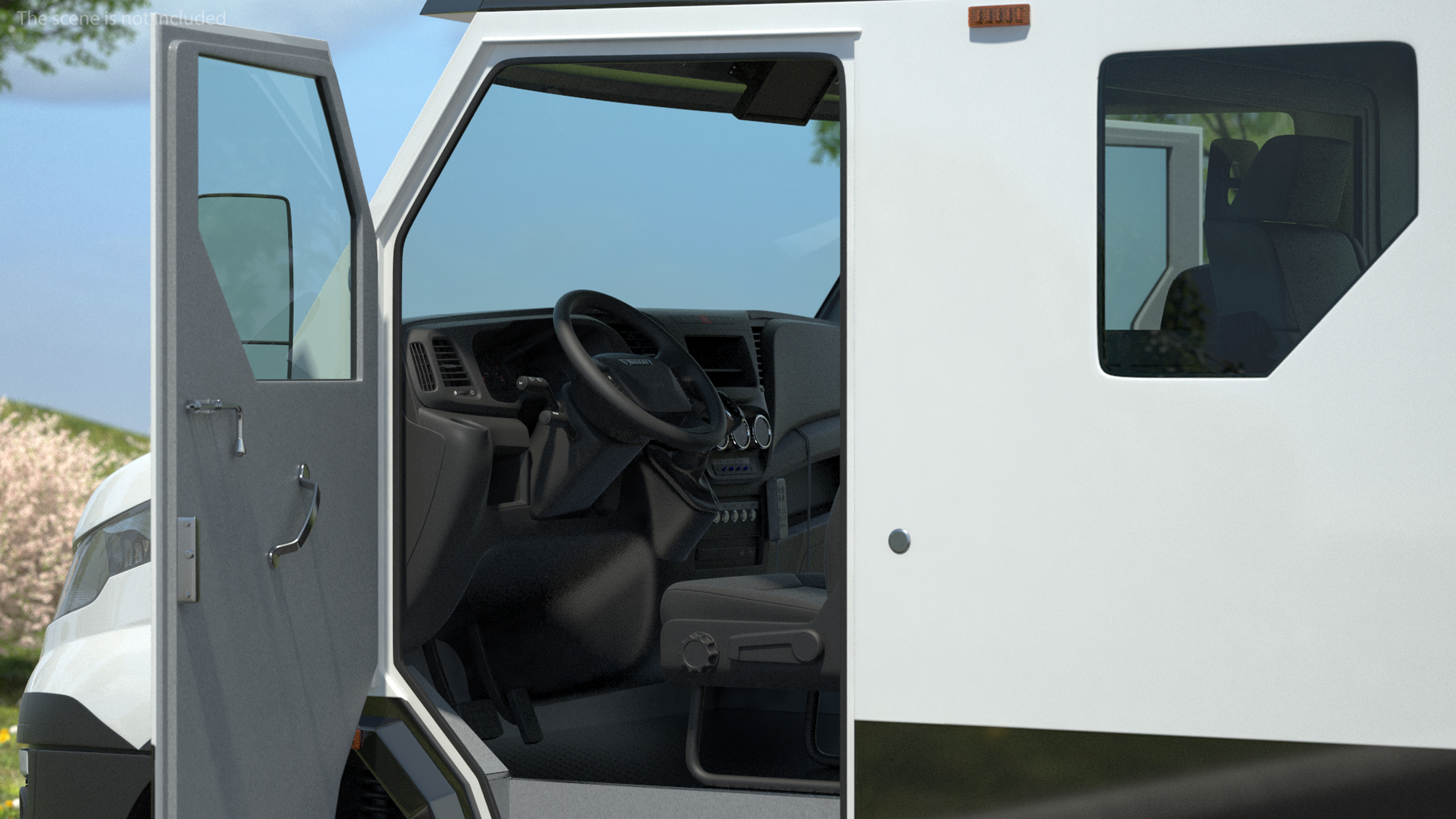 Iveco CIT Armored Vehicle Rigged 3D