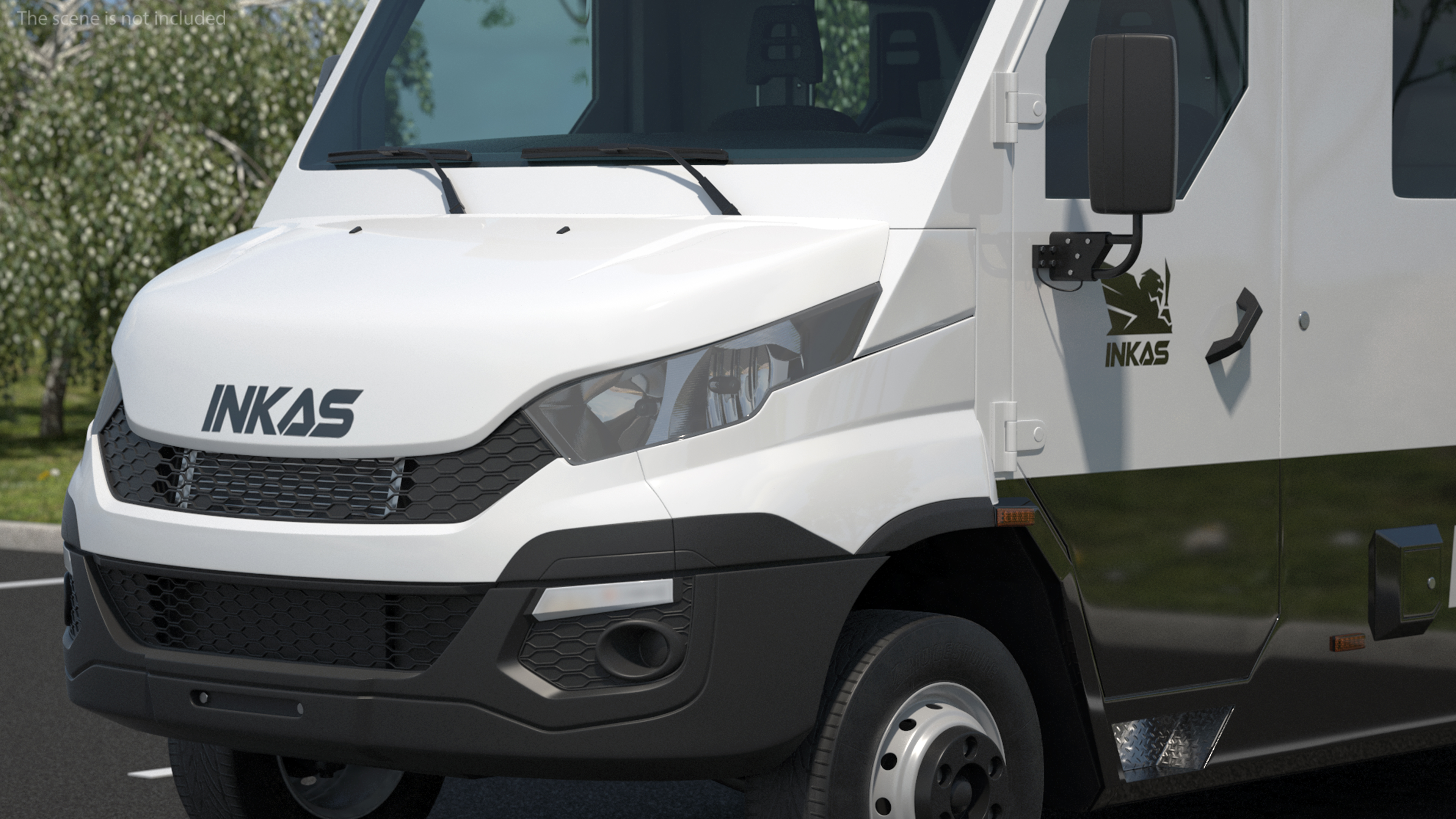 Iveco CIT Armored Vehicle Rigged 3D