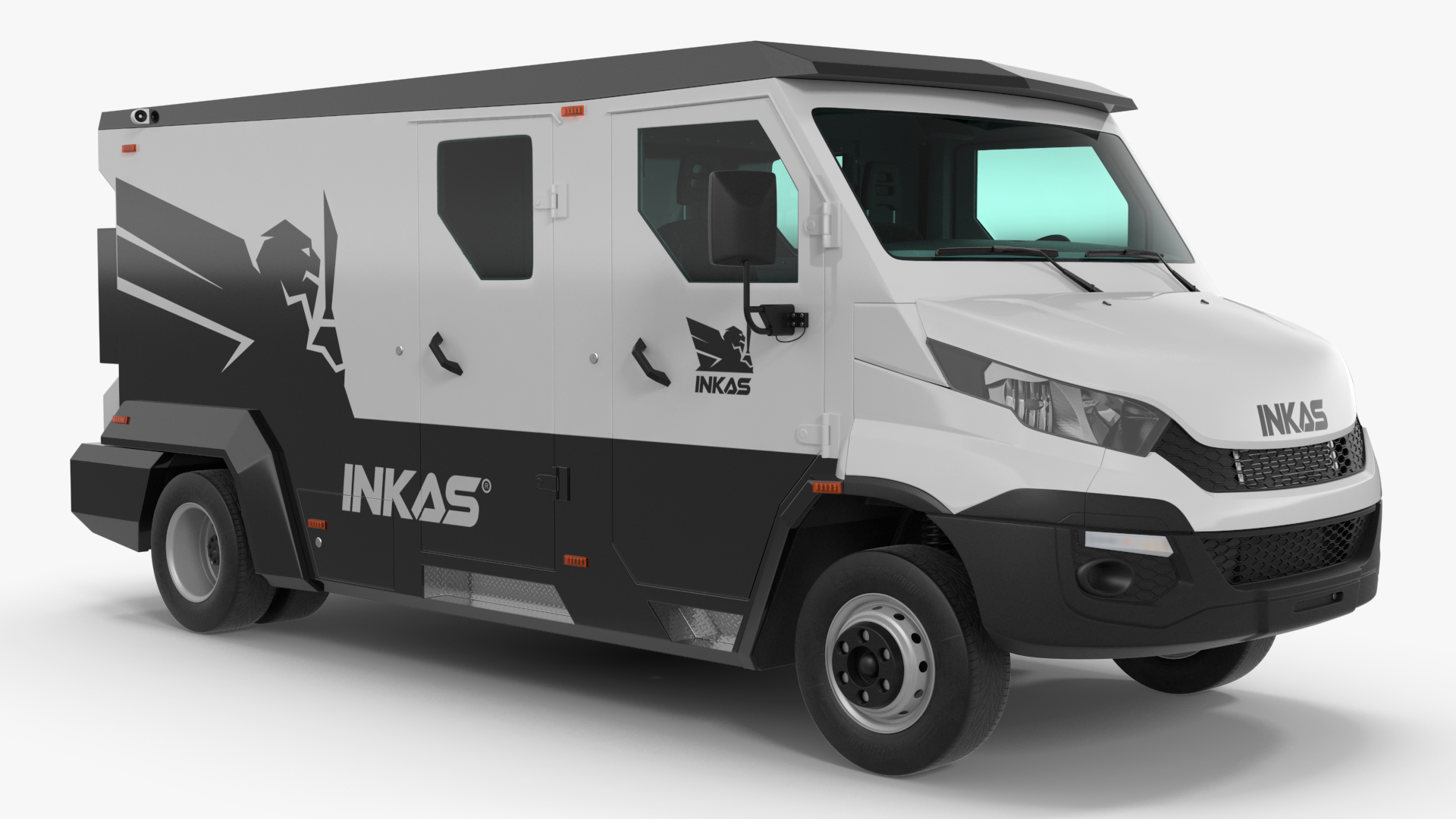 Iveco CIT Armored Vehicle Rigged 3D